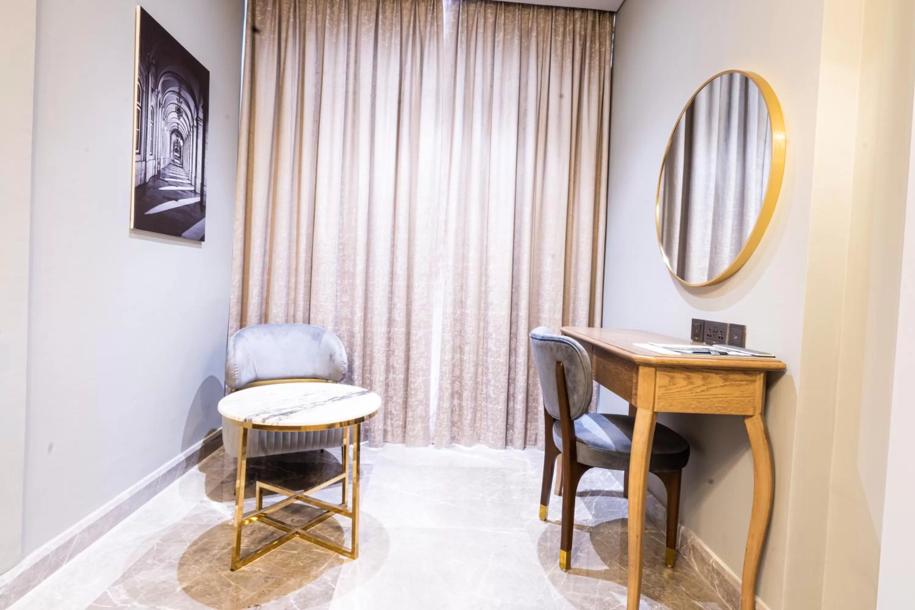 Dining area in President Hotel