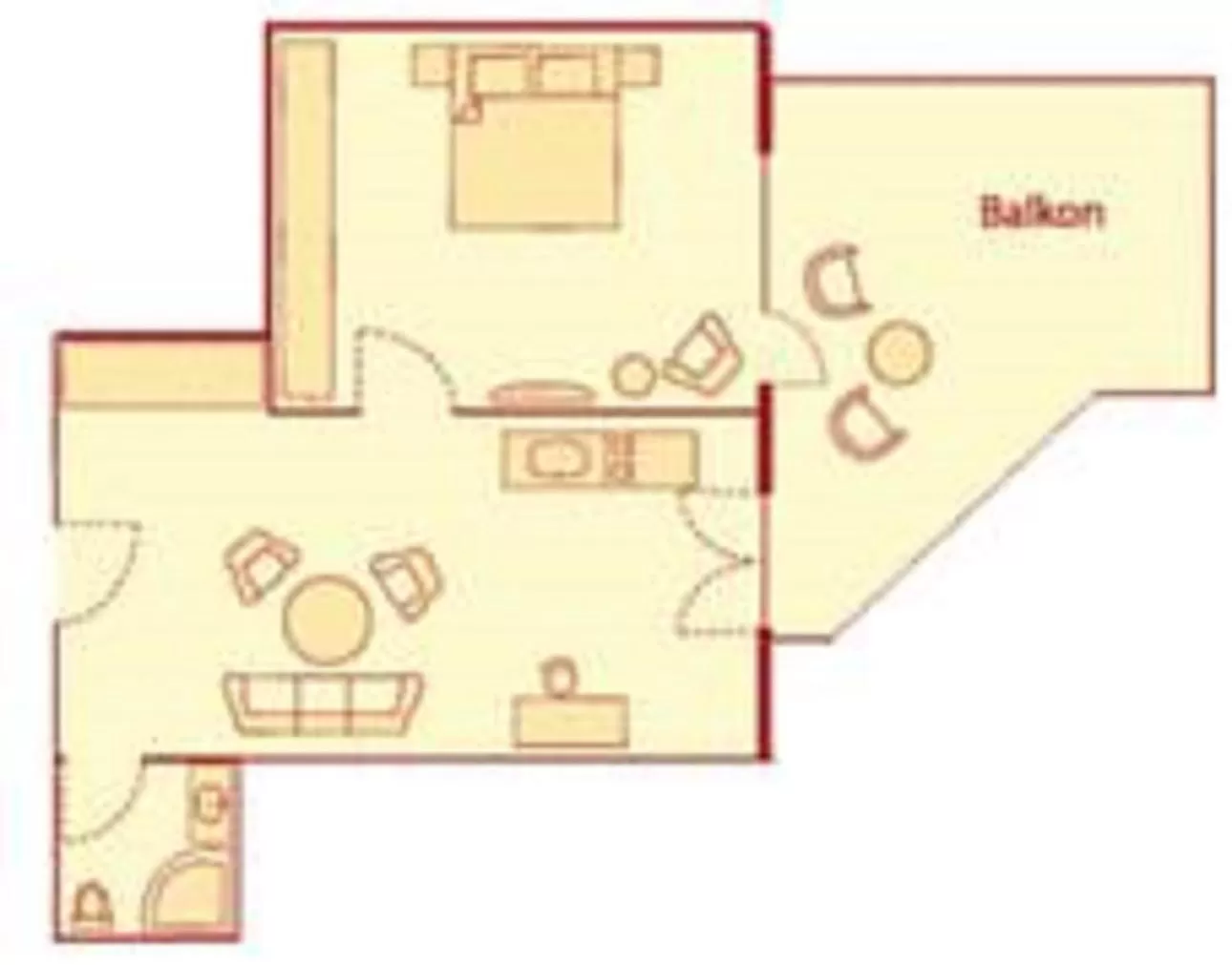Floor plan in Strandhotel Hohenzollern
