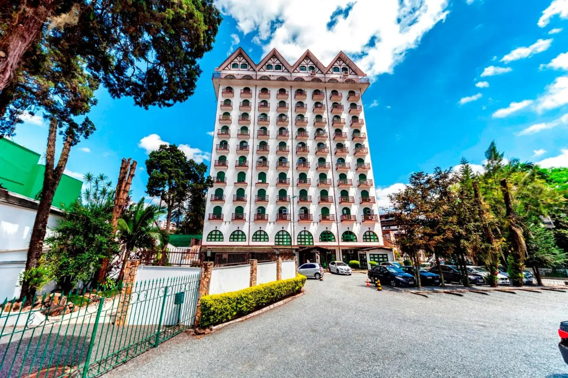 Parking, Property Building in Hotel Tannenhof