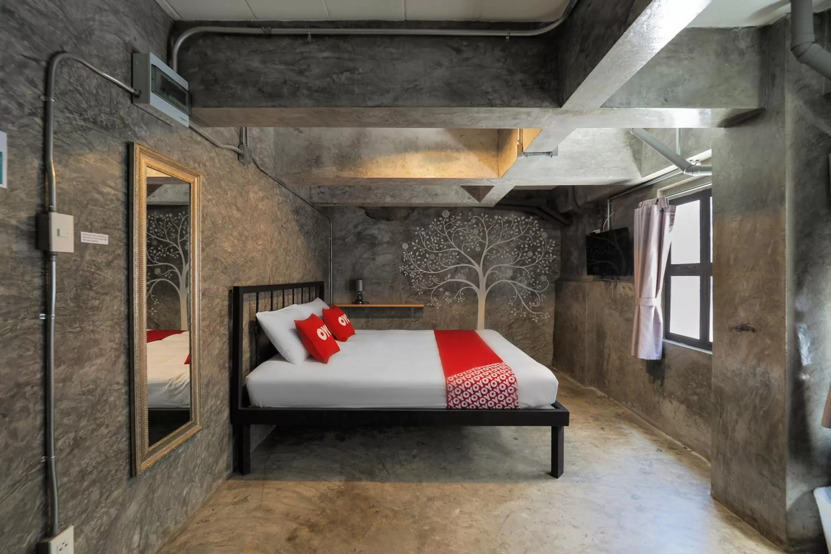 Bedroom in Super OYO 75332 Vm1 Hostel