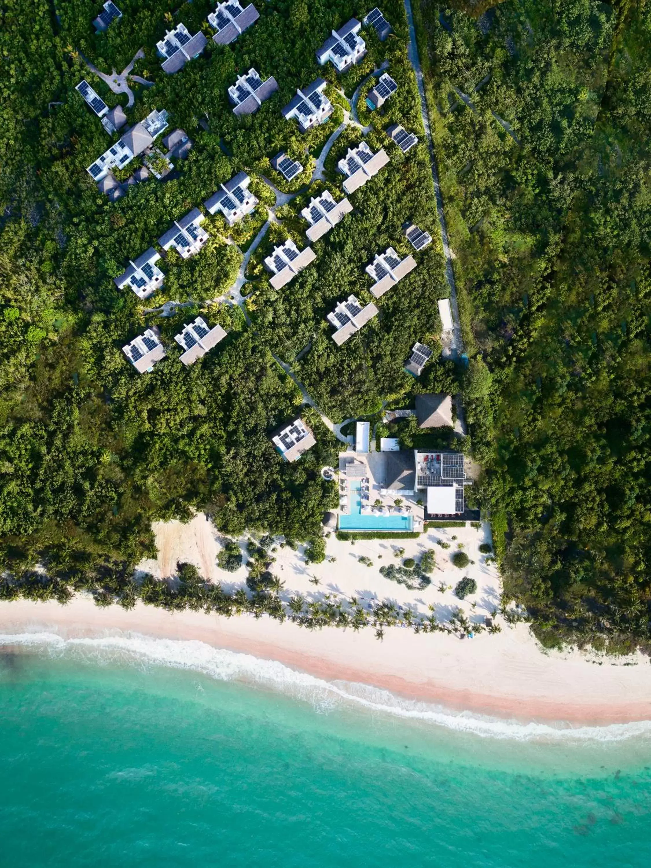 Property building, Bird's-eye View in Chablé Maroma