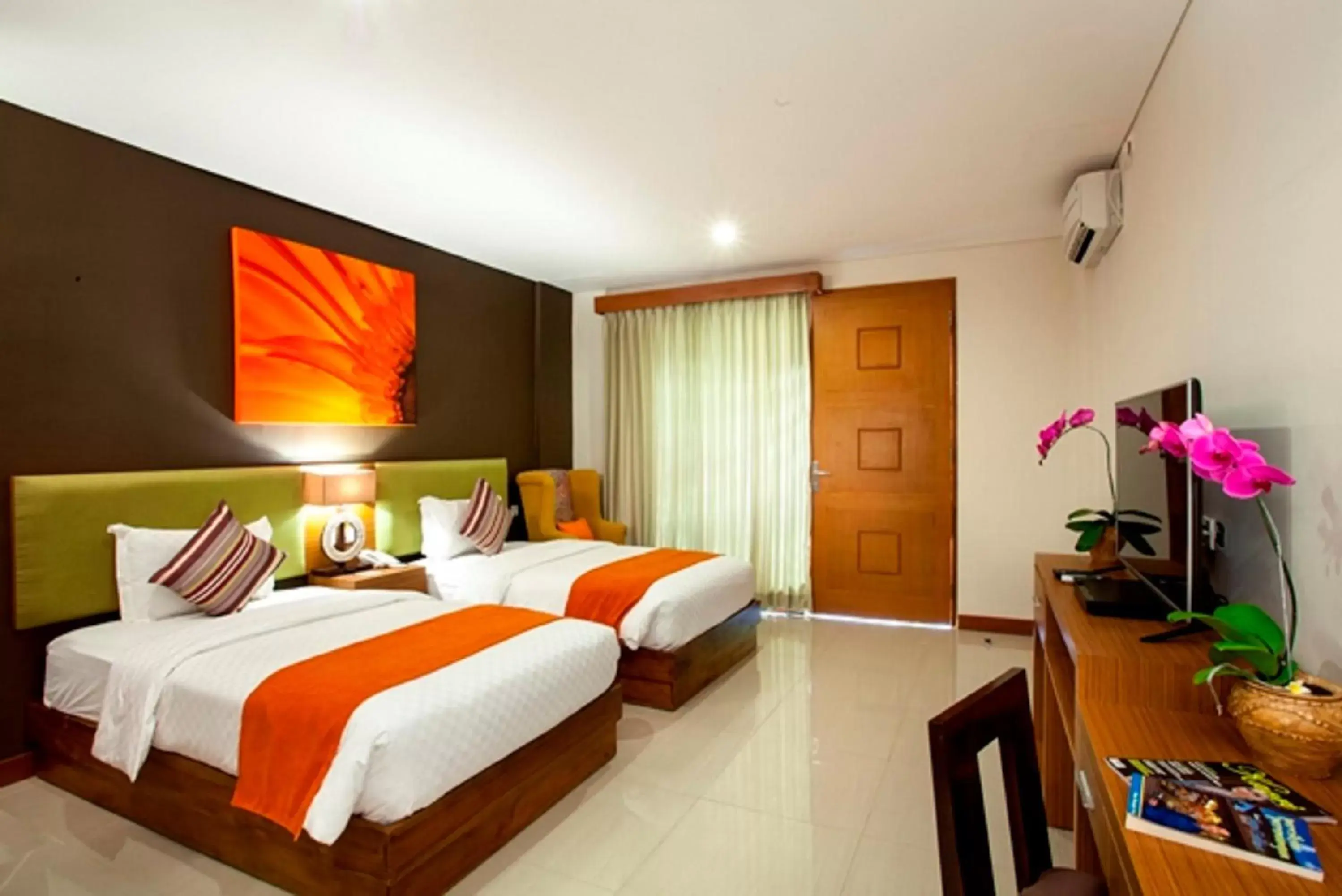 Bedroom, Bed in Abian Harmony Hotel