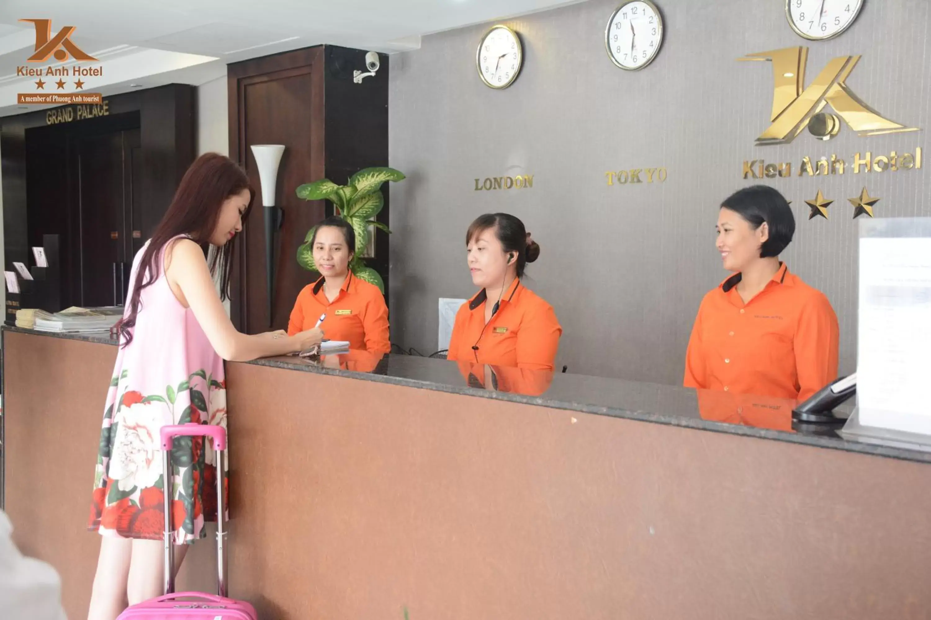 Lobby or reception in Kieu Anh Hotel
