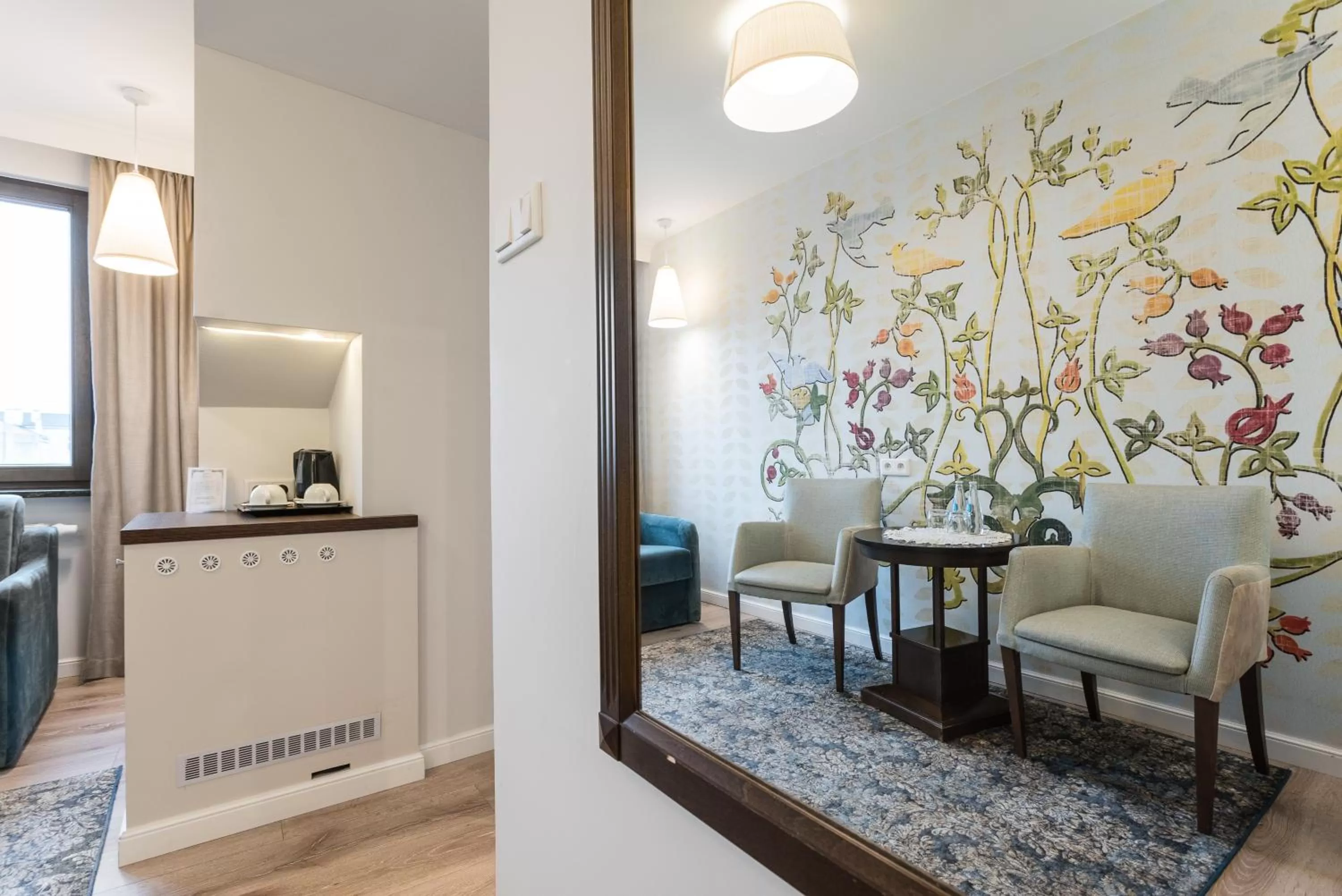 Seating area in Hotel Ester