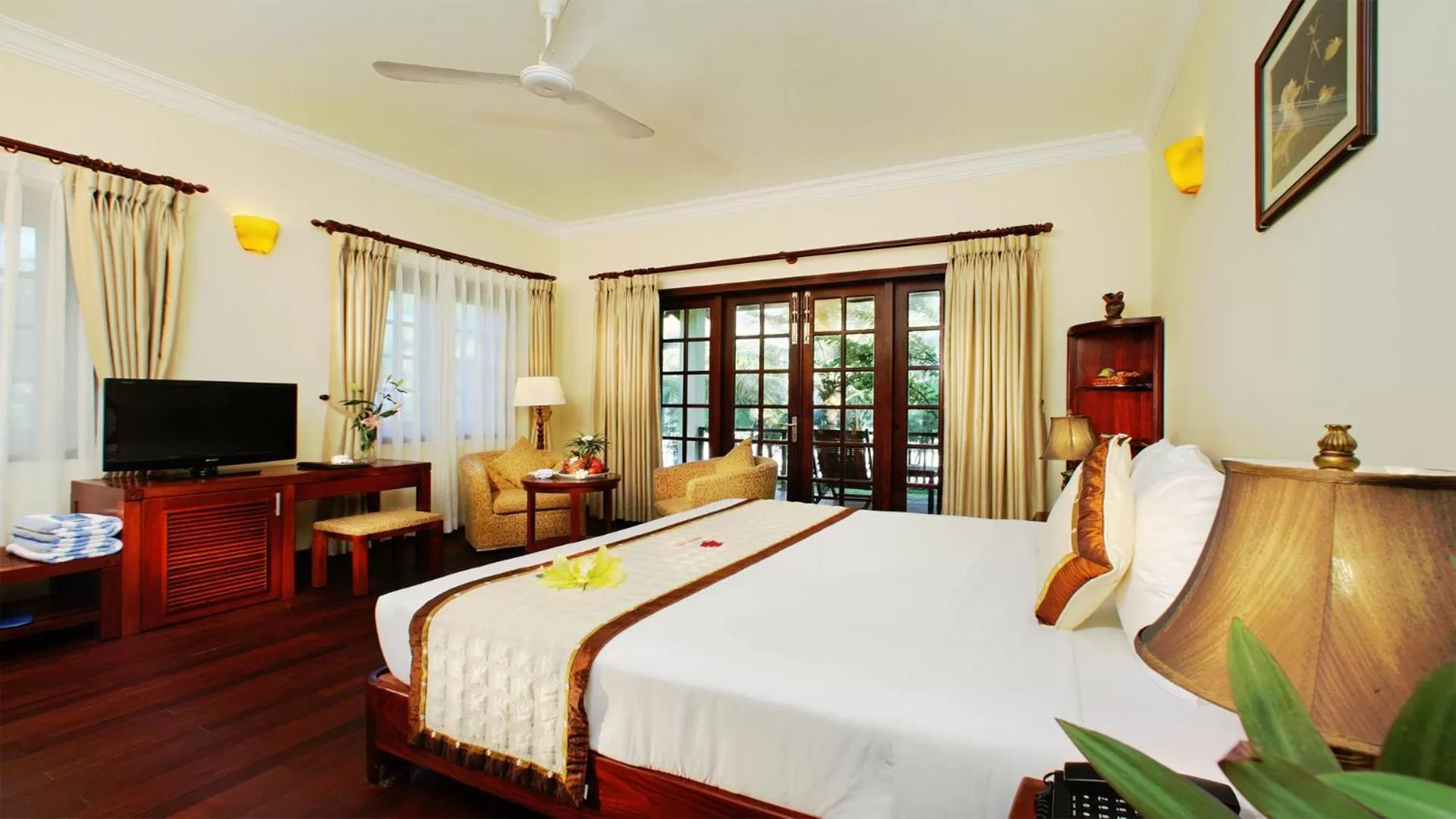 Photo of the whole room, Bed in Golden Coast Resort & Spa