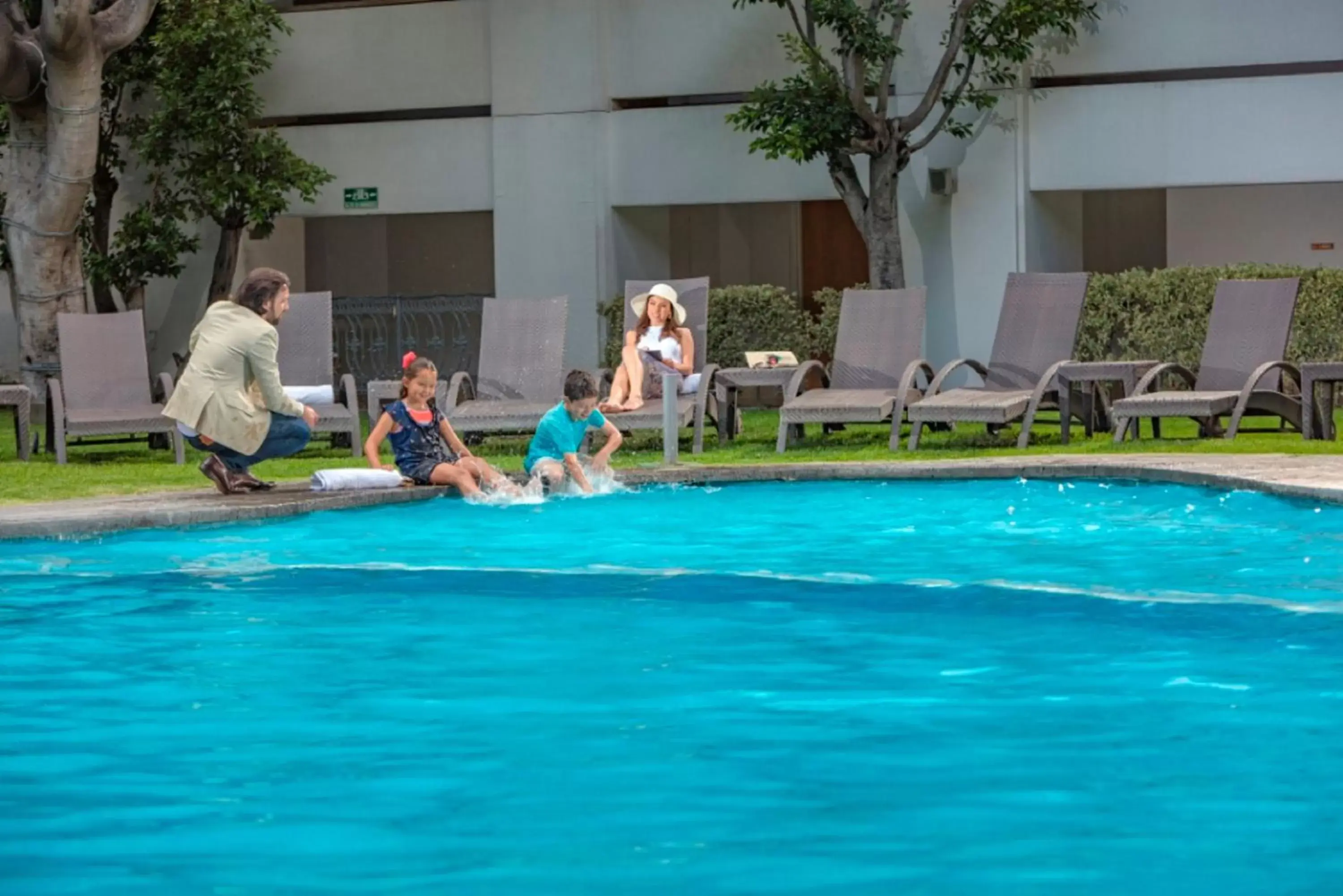 Garden, Swimming Pool in Presidente Intercontinental Puebla, an IHG Hotel