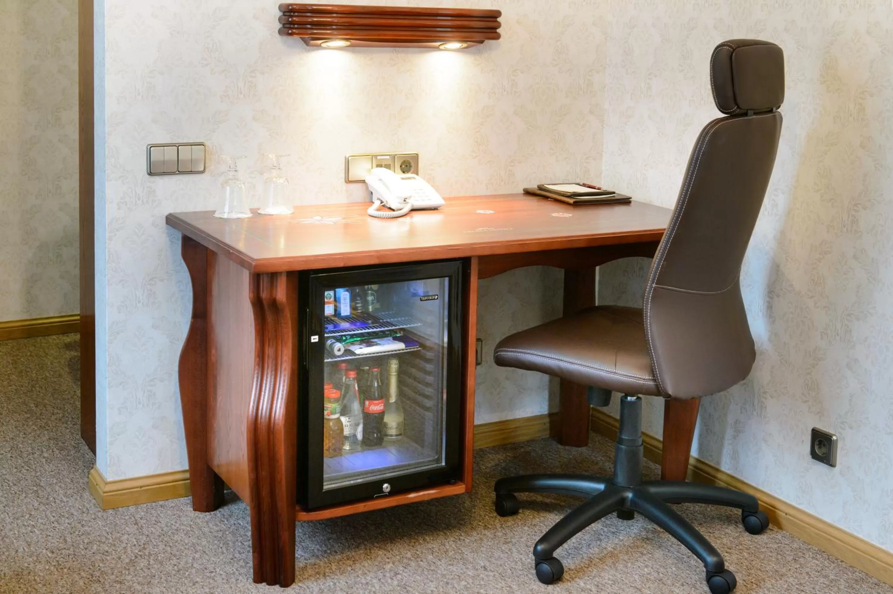 Seating area in Georgi Hotell