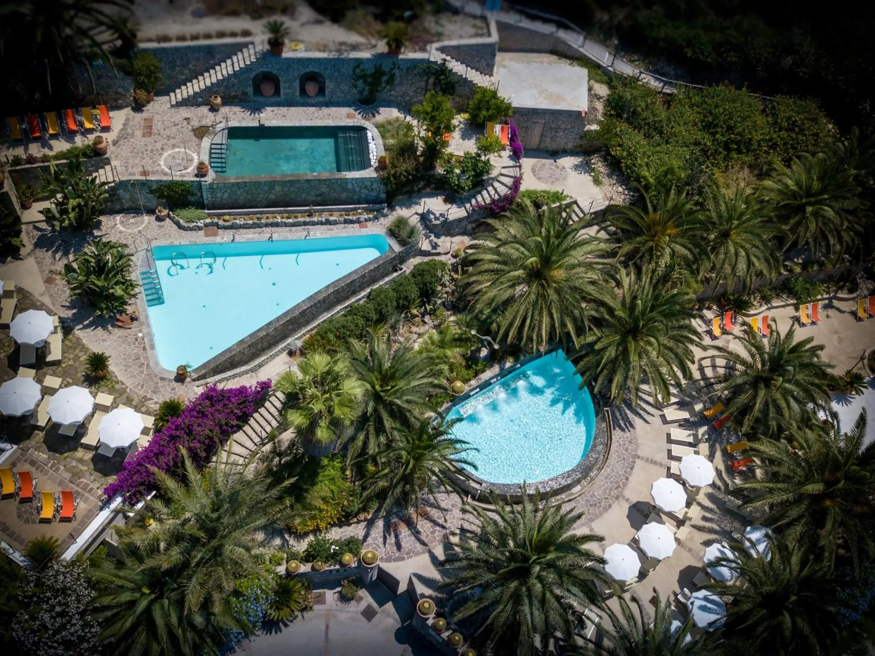 Bird's eye view, Pool View in Semiramis Hotel De Charme