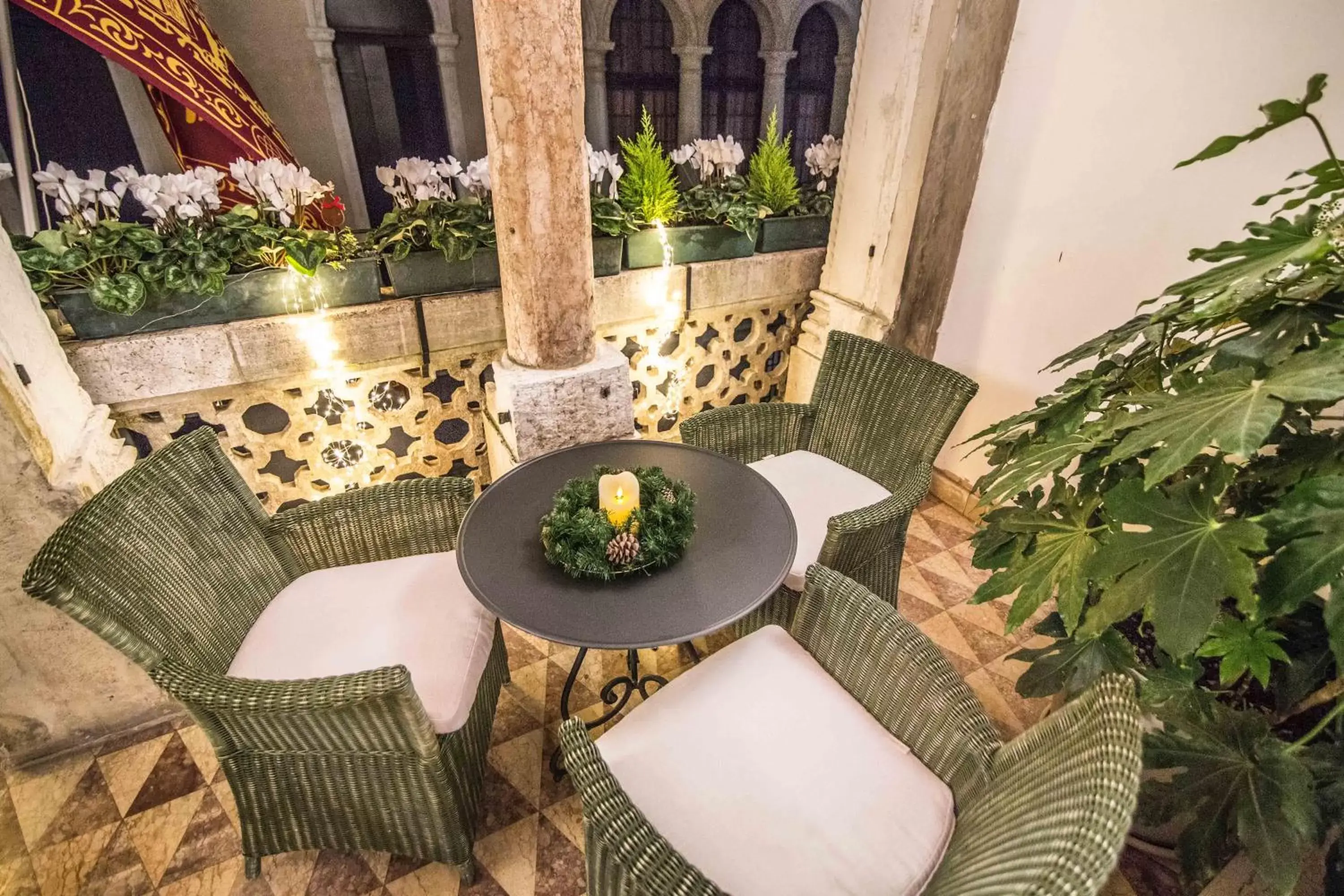 Balcony/Terrace in Hotel Donà Palace