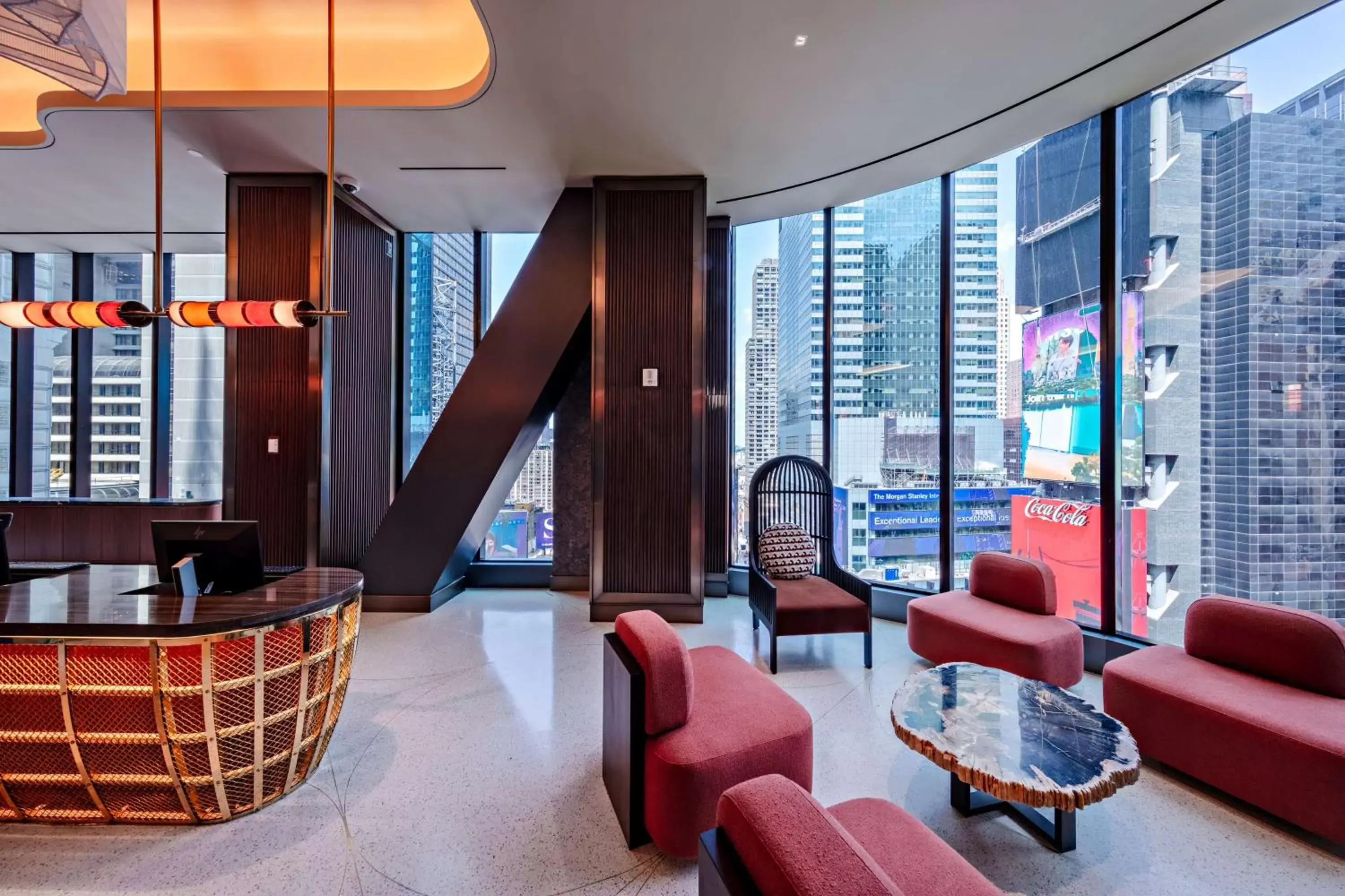 Lobby or reception in Tempo By Hilton New York Times Square Lobby or reception in Tempo By Hilton New York Times Square