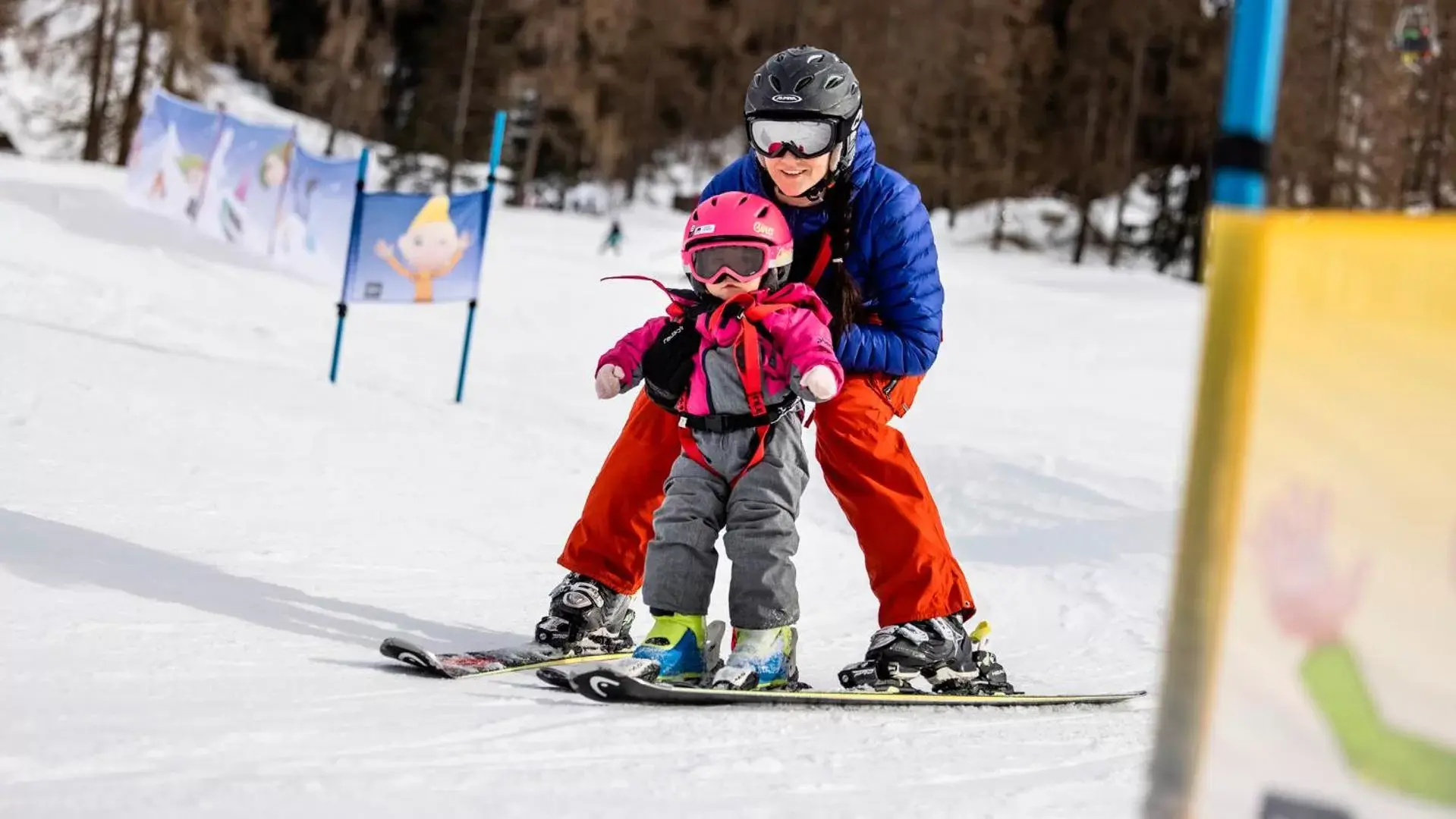 Skiing, Winter in Hotel Edelweiss