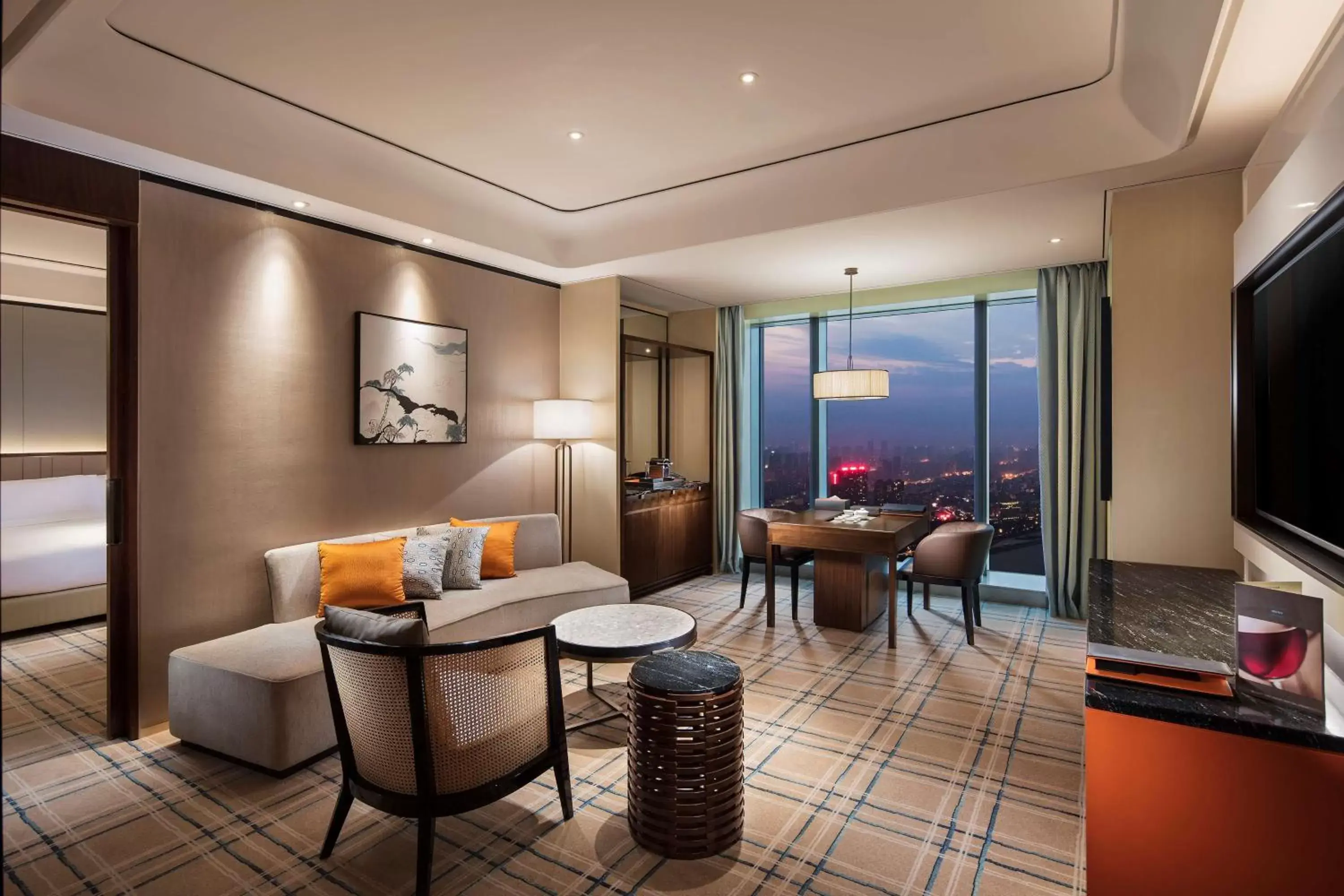 Bedroom, Seating Area in Hilton Fuzhou