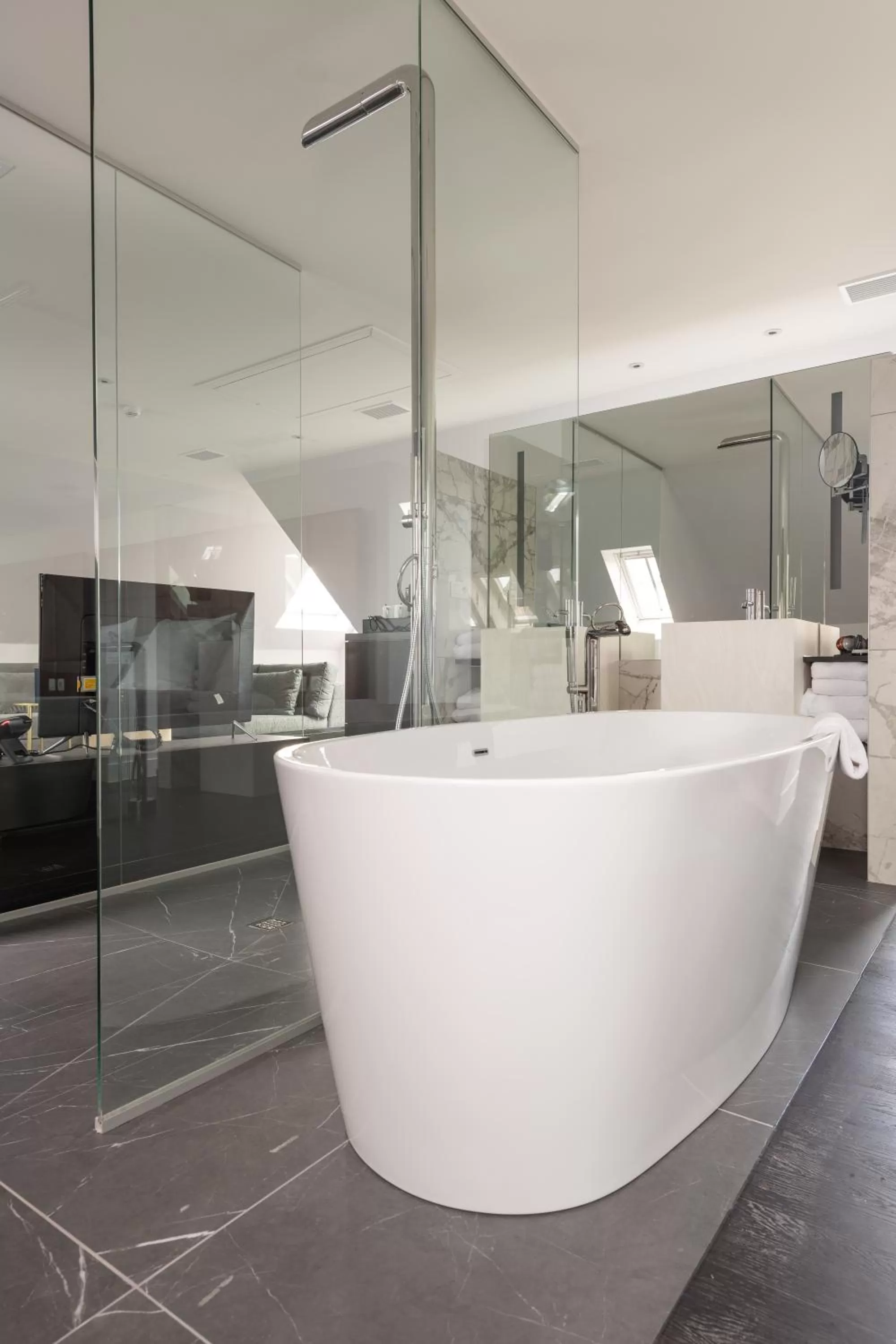 Bathroom in Boutique Hotel Sablon by CW Hotel Collection