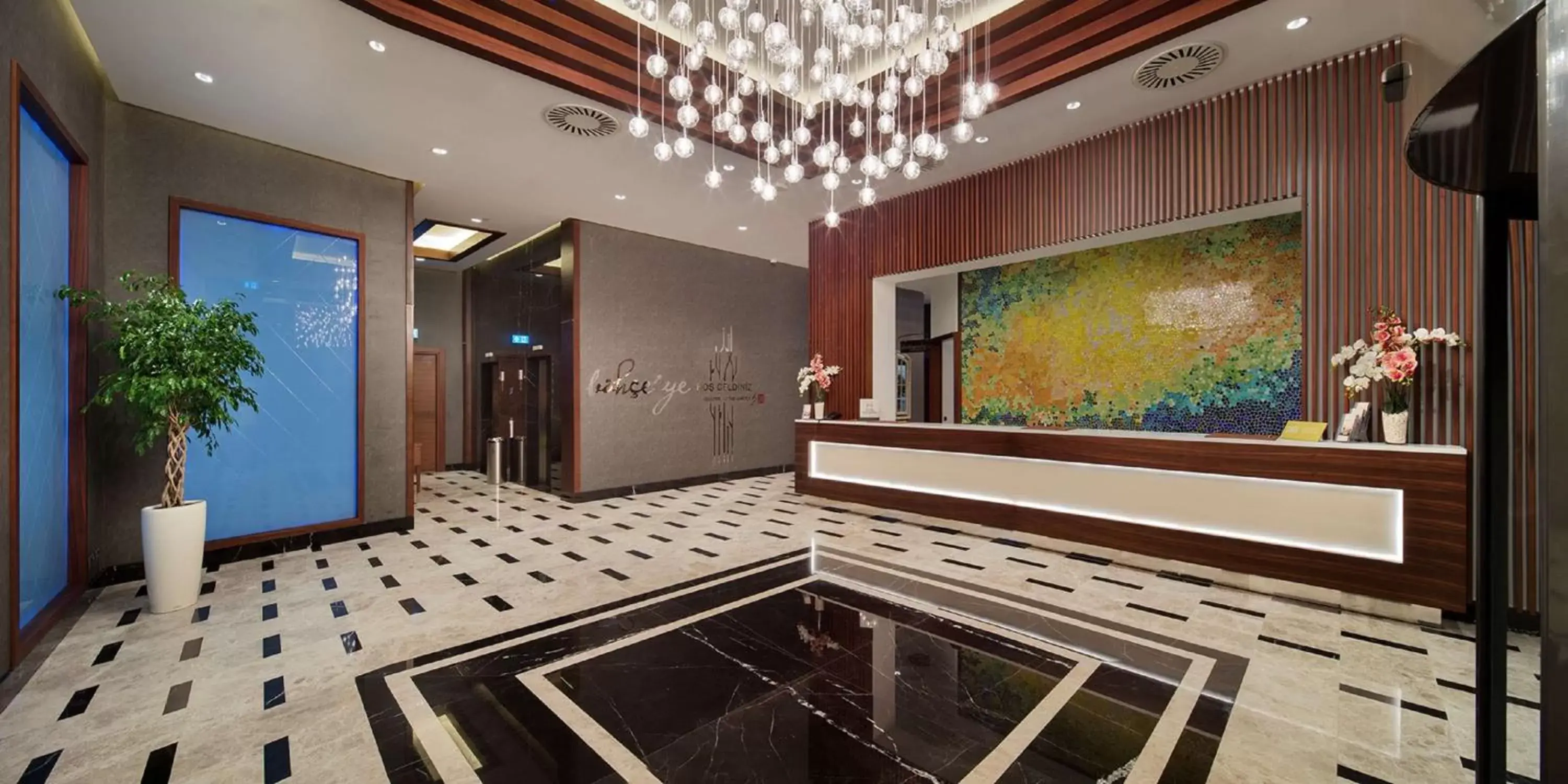Lobby or reception in Hilton Garden Inn Izmir Bayrakli Lobby or reception in Hilton Garden Inn Izmir Bayrakli