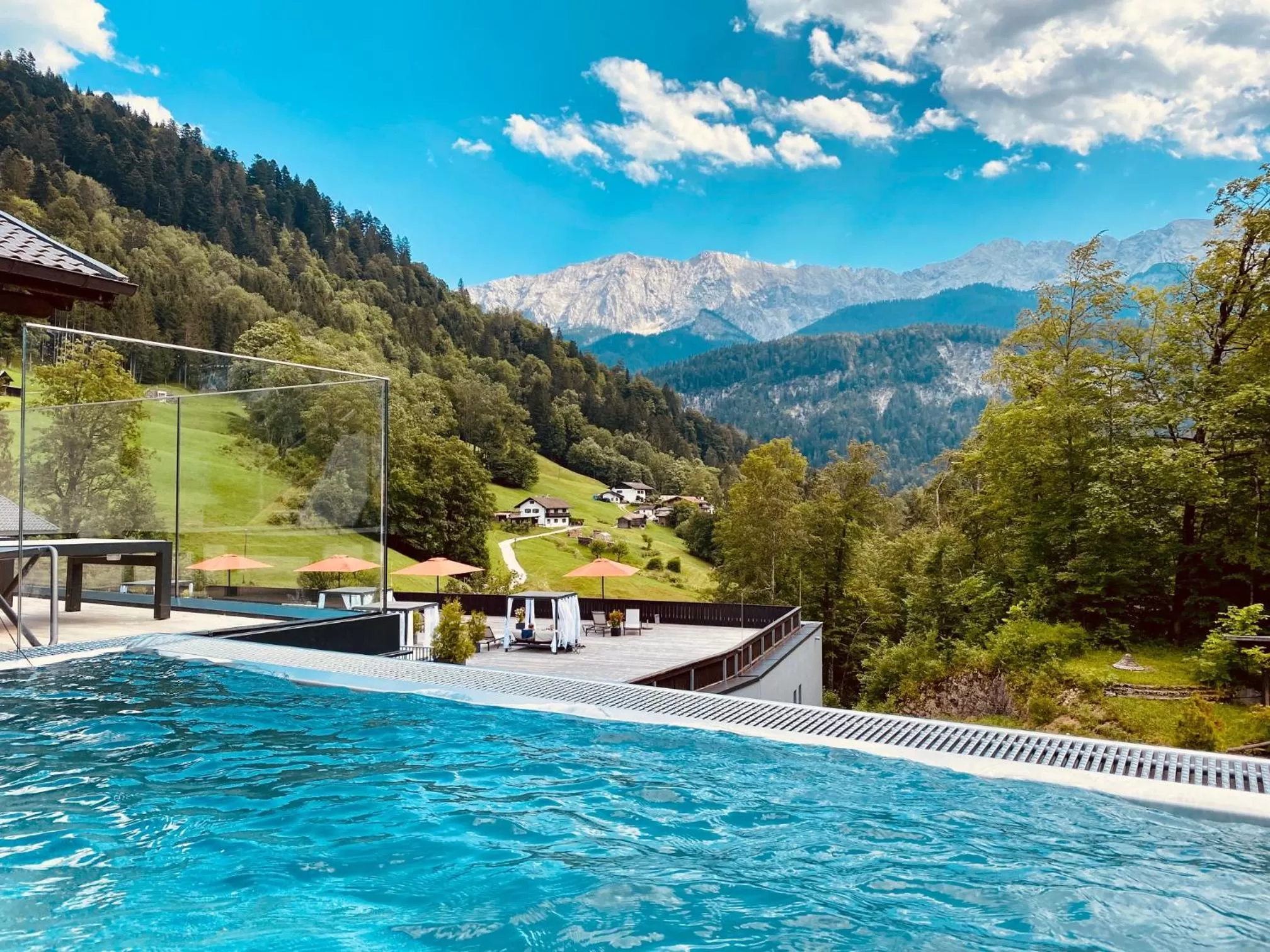 Swimming pool in Das Graseck - mountain hideaway & health care