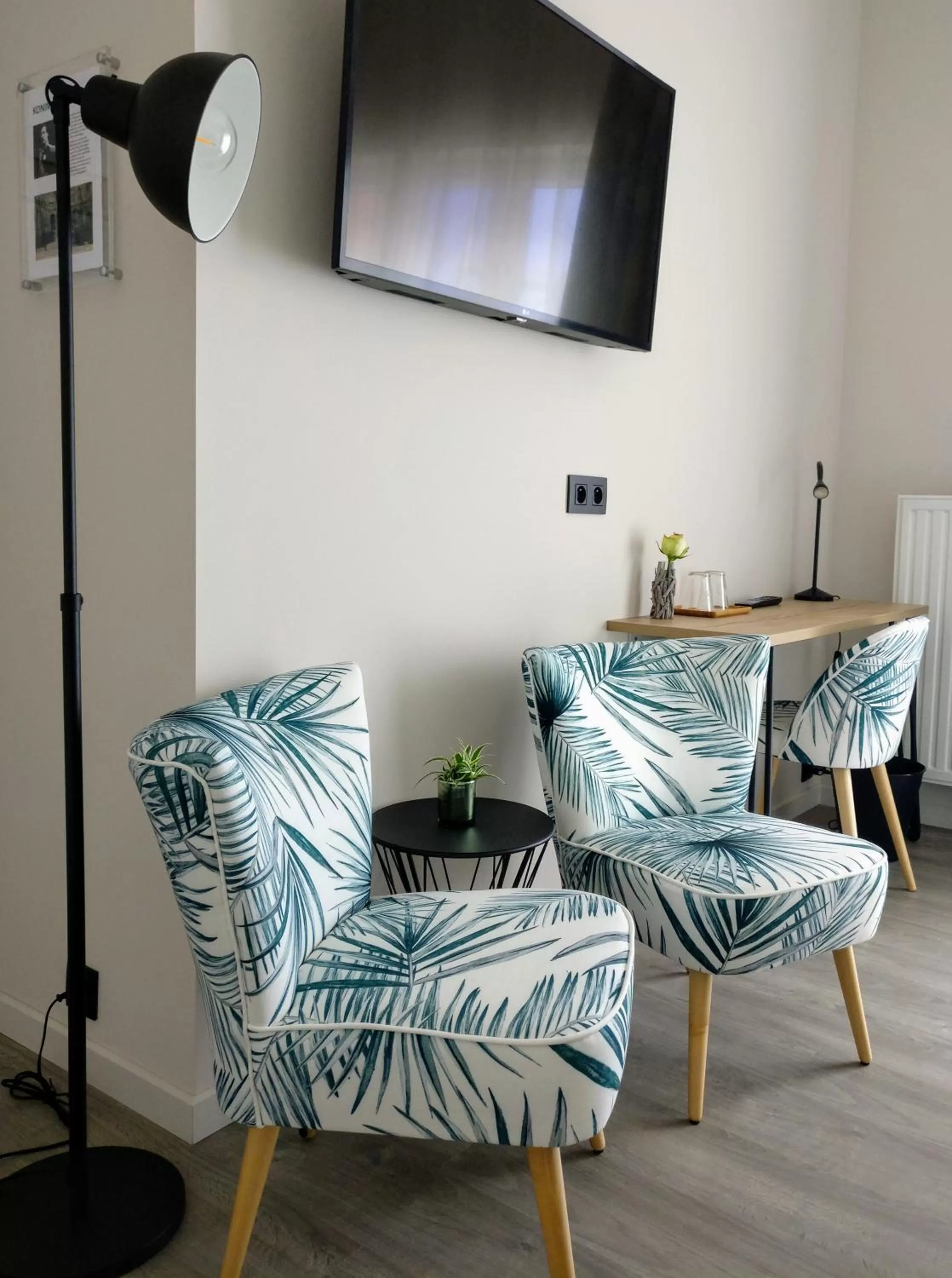 Seating area in B & B De Veurnse Slaper