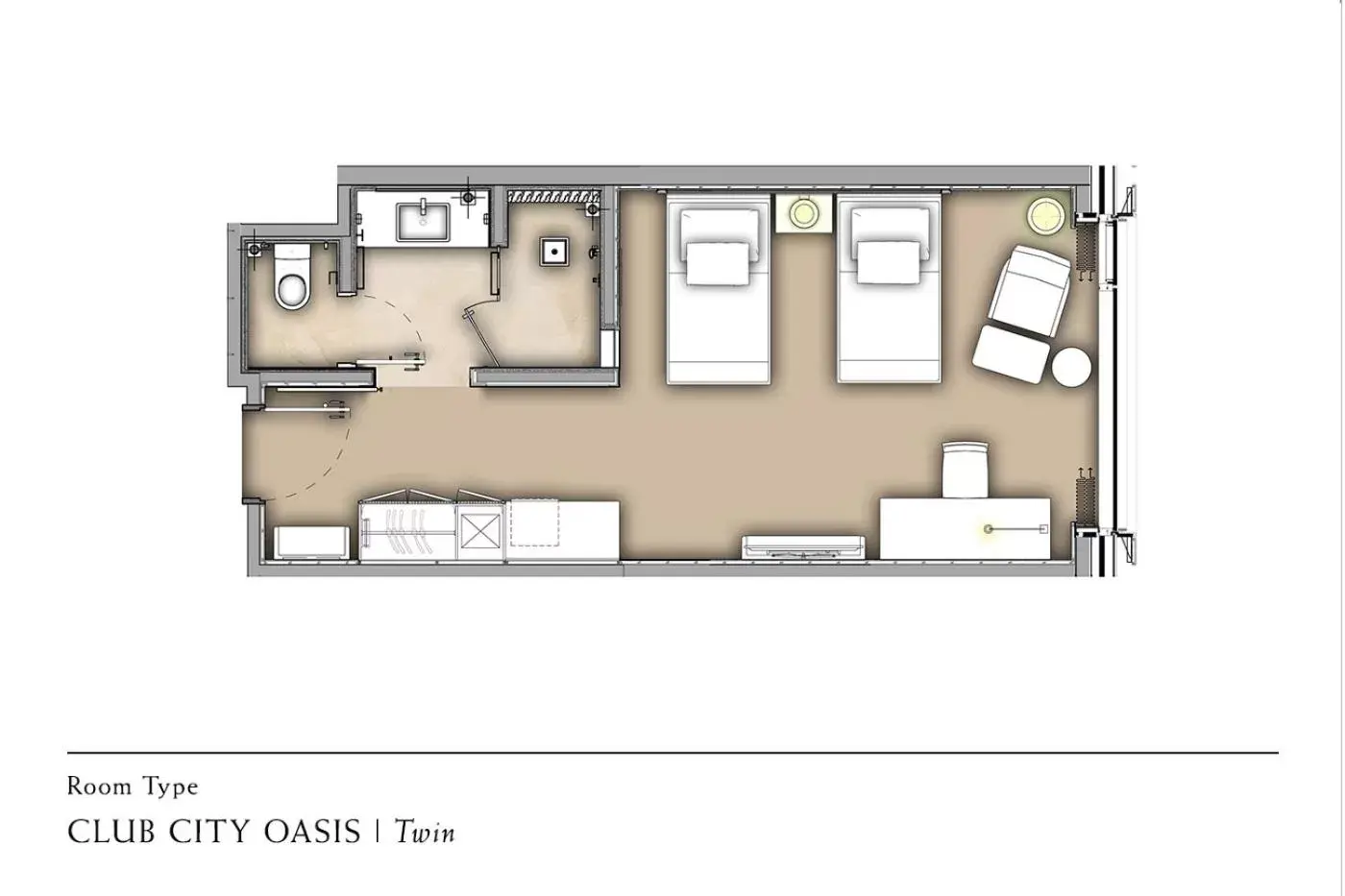 Floor Plan in Pavilion Hotel Kuala Lumpur Managed by Banyan Tree