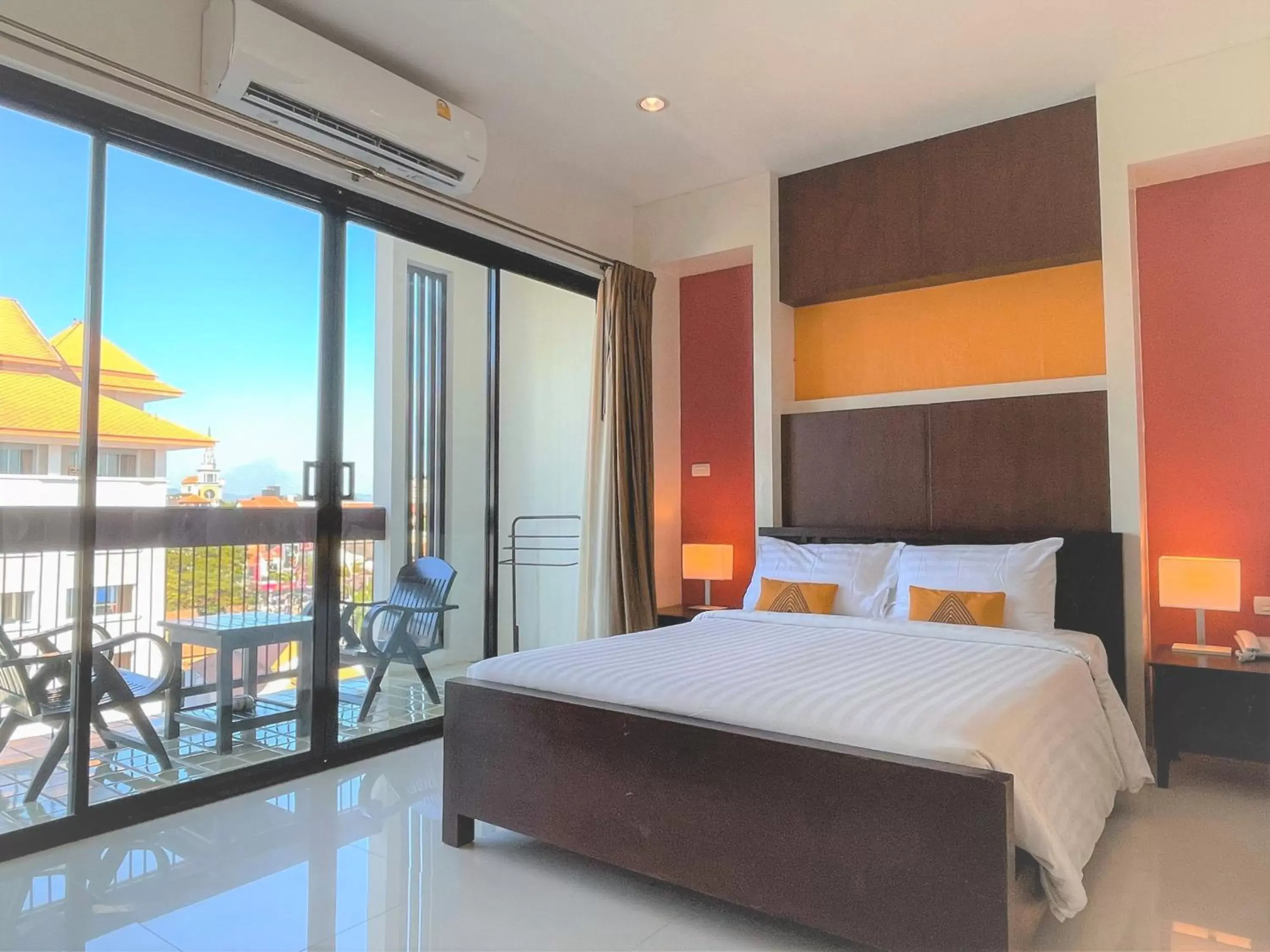 View (from property/room), Bed in The Empire Nimman View (from property/room), Bed in The Empire Nimman