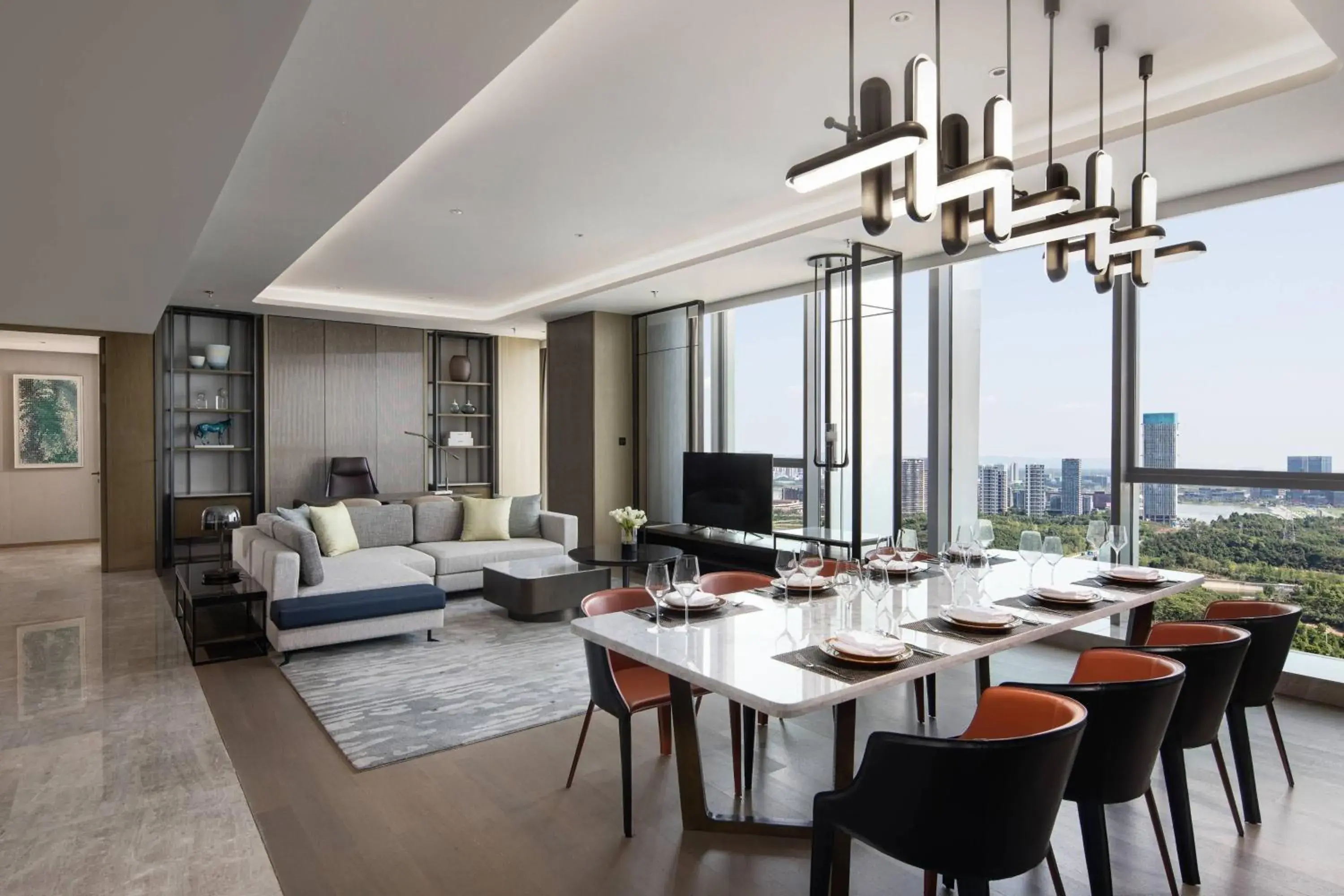 Living room in Courtyard by Marriott Chengdu South