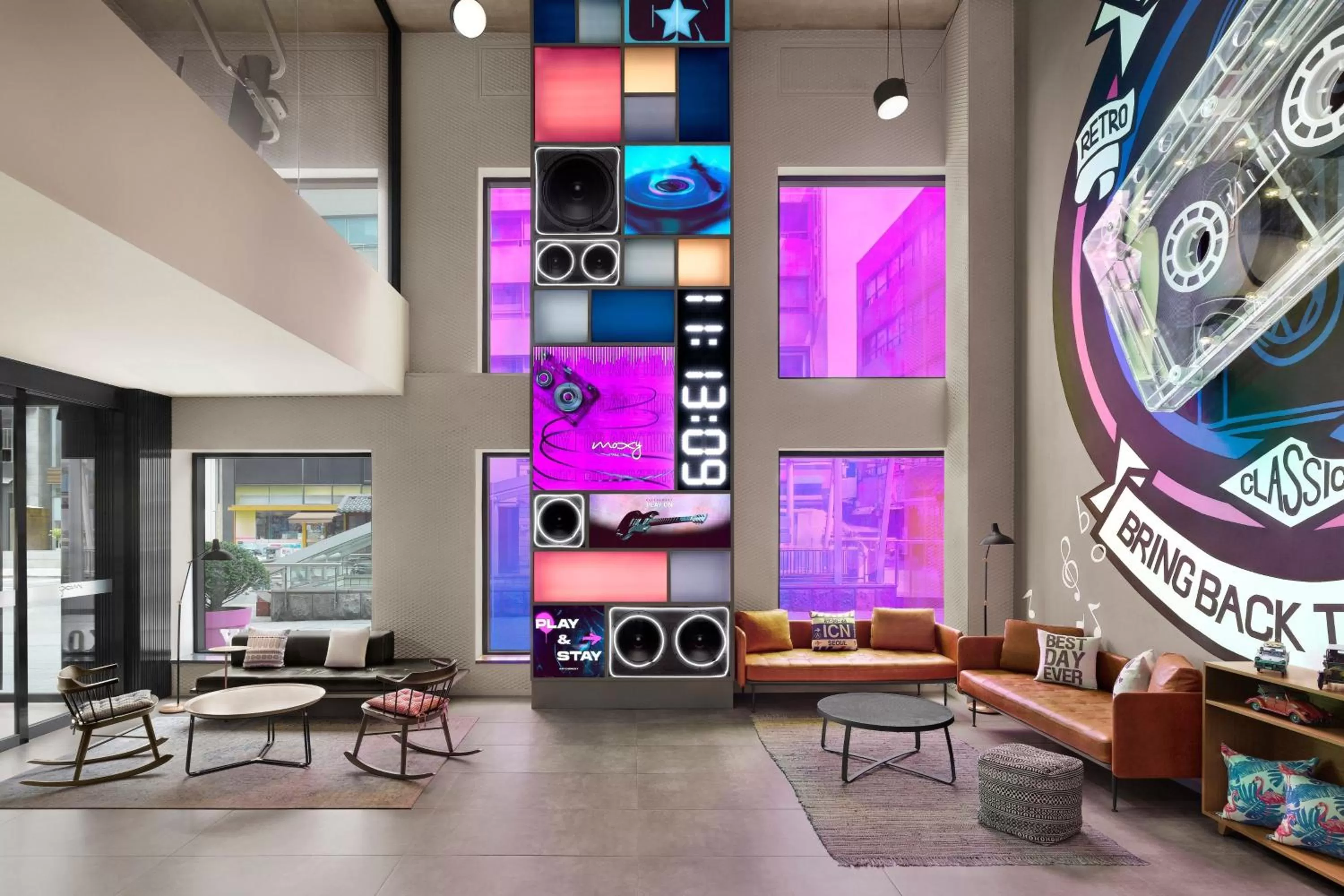 Lobby or reception in Moxy Seoul Insadong