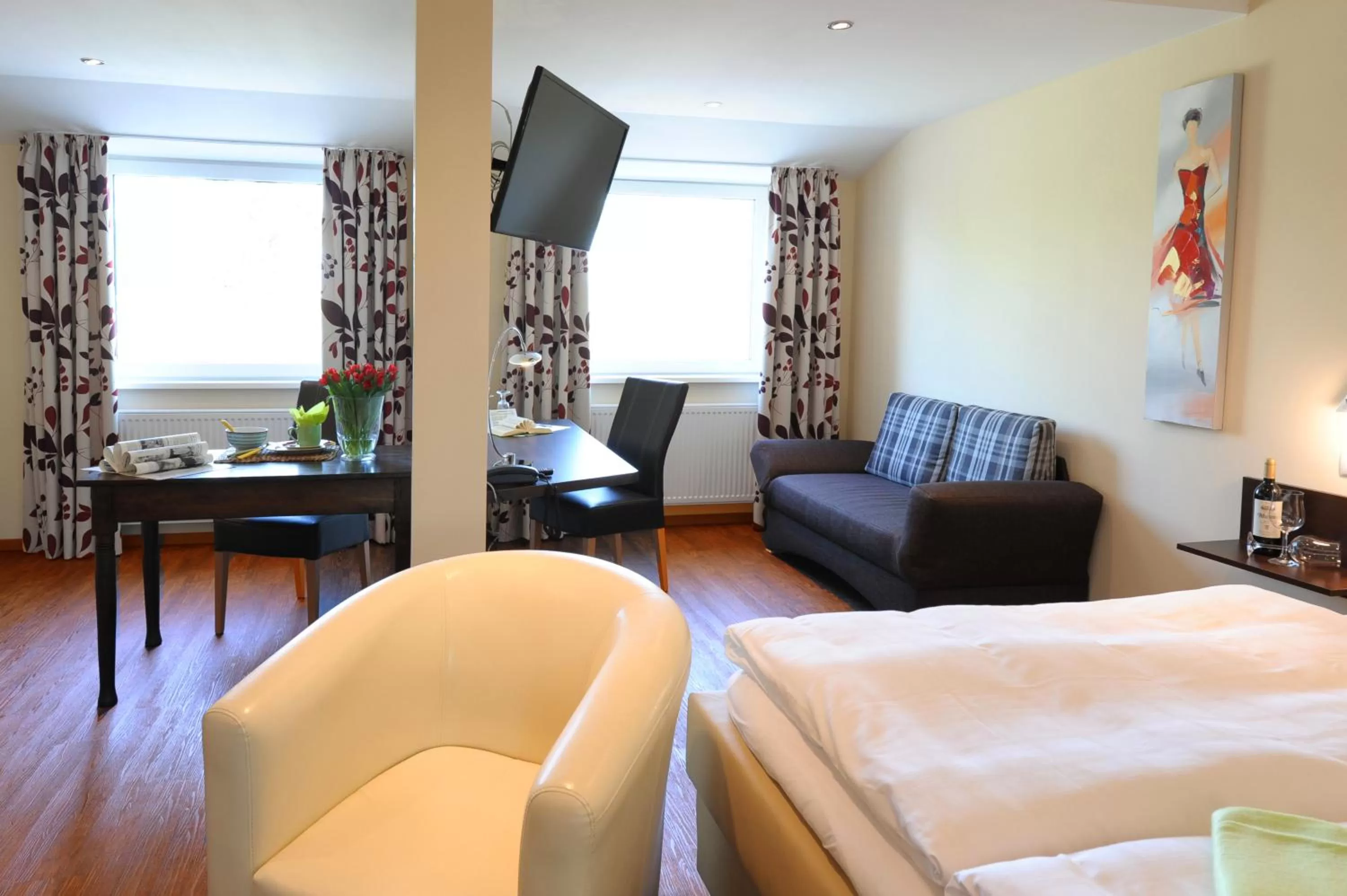 Photo of the whole room, Bed in Burgdorfs Hotel & Restaurant