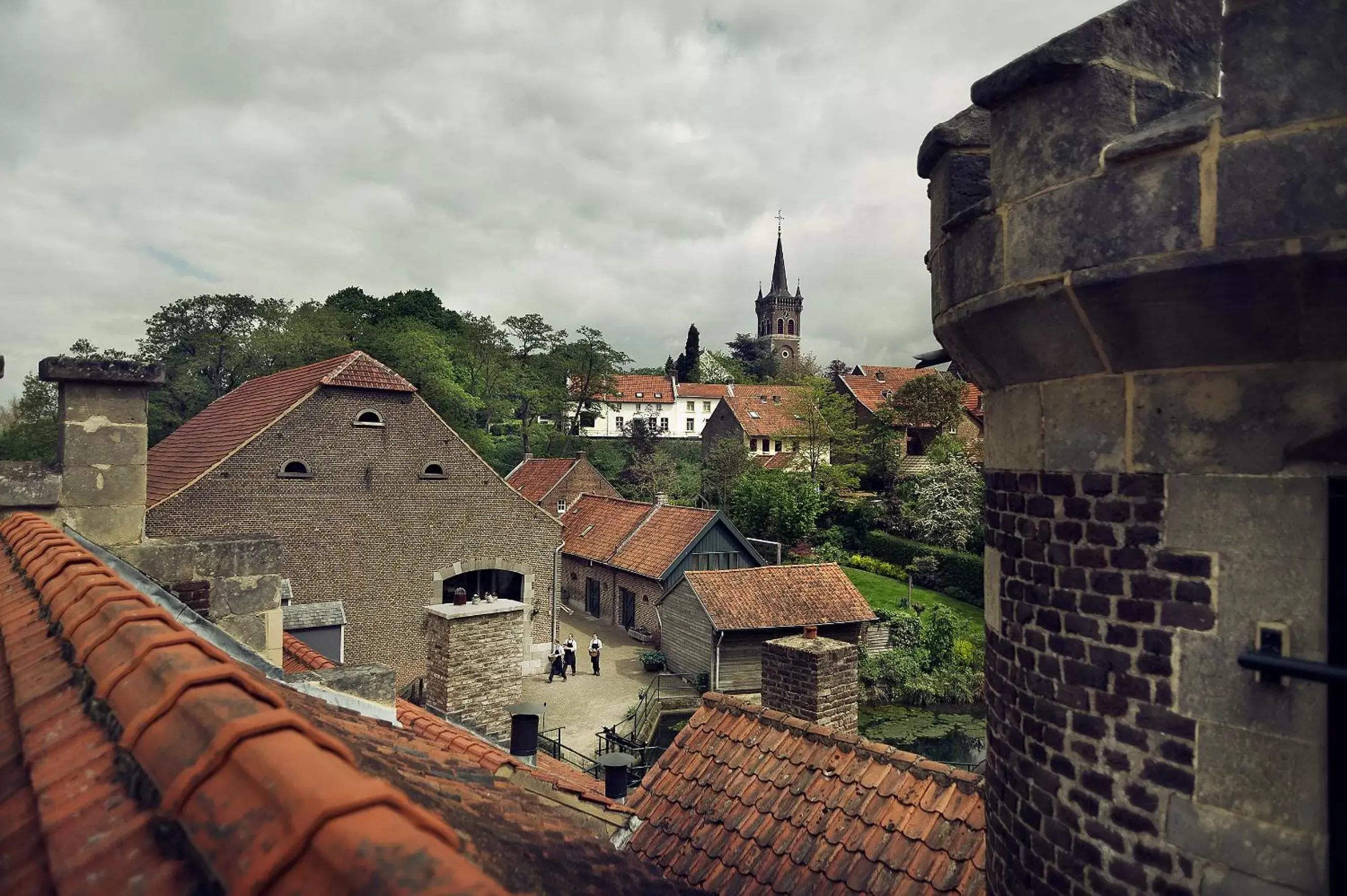 View (from property/room) in Hotel- en Restaurant Kasteel Elsloo