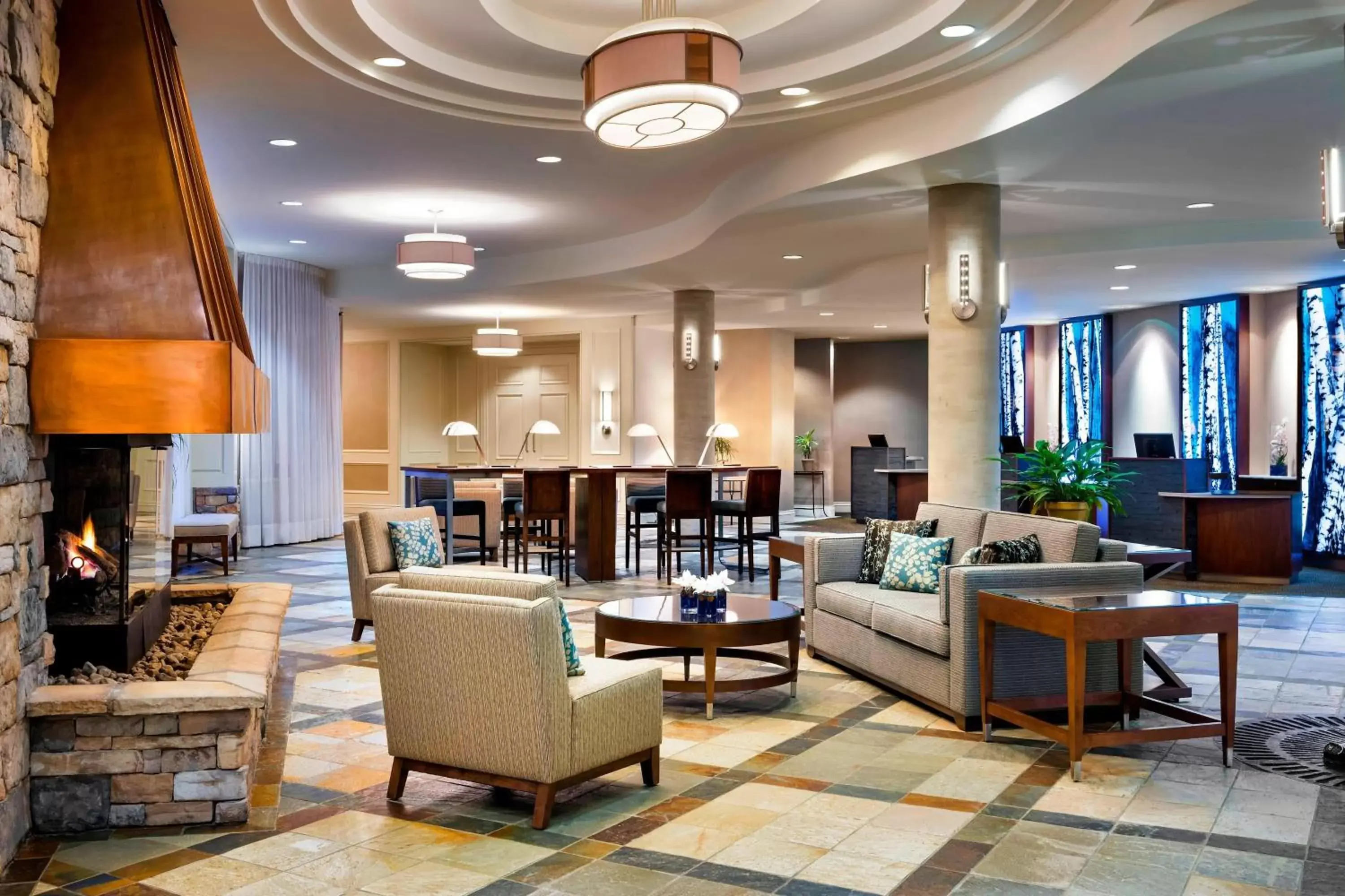 Lobby or reception, Restaurant/Places to Eat in Le Westin Tremblant