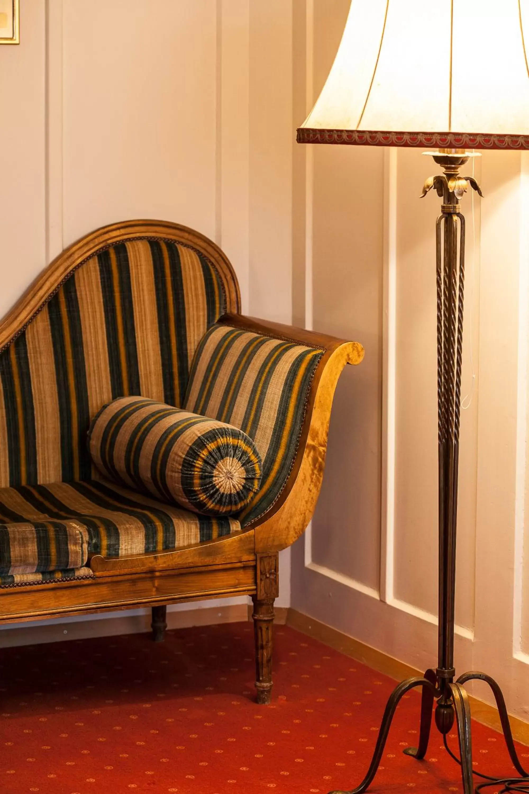 Decorative detail, Seating Area in Schatzalp Hotel