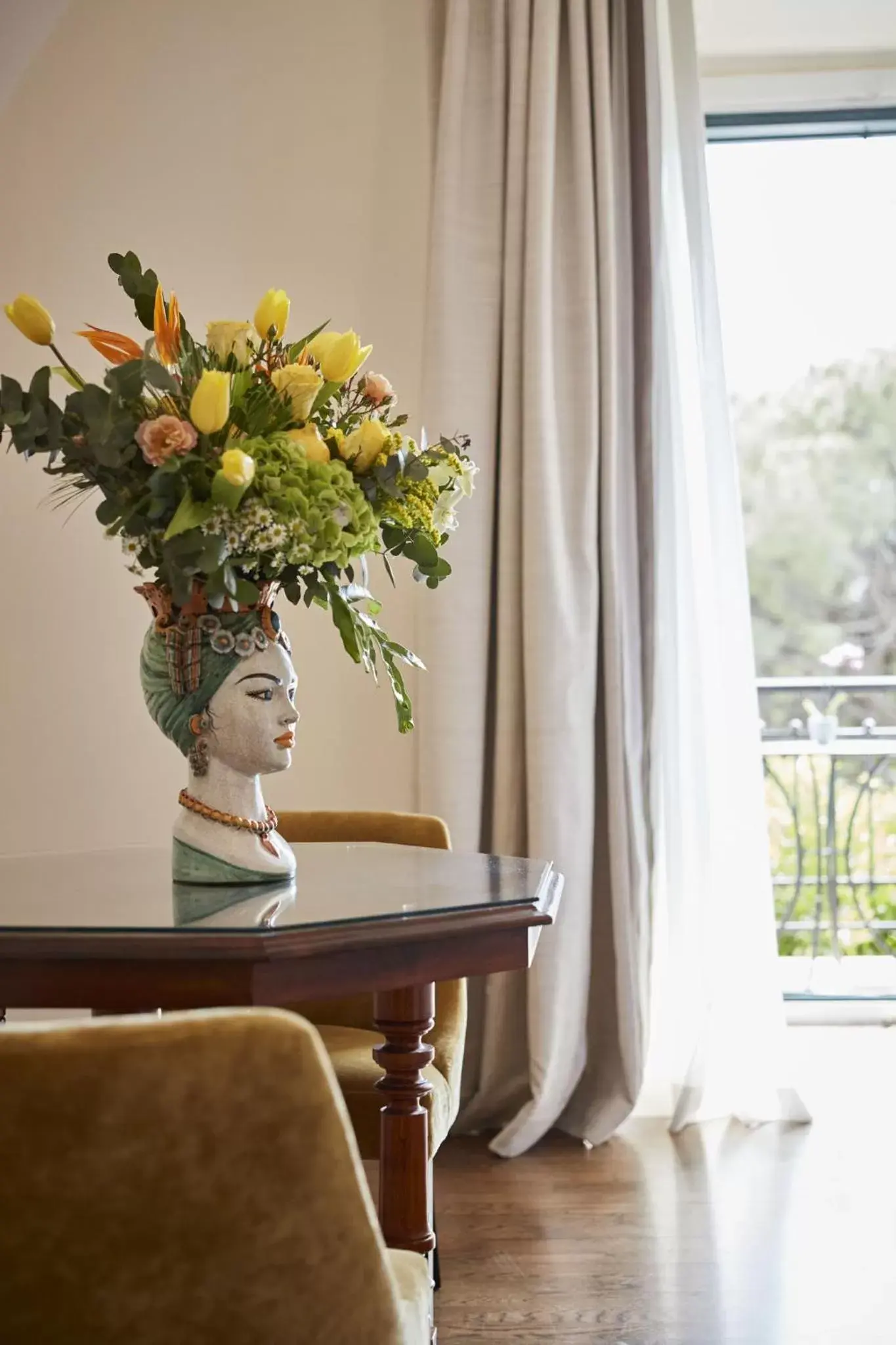 Decorative detail in Grand Hotel Timeo, A Belmond Hotel, Taormina