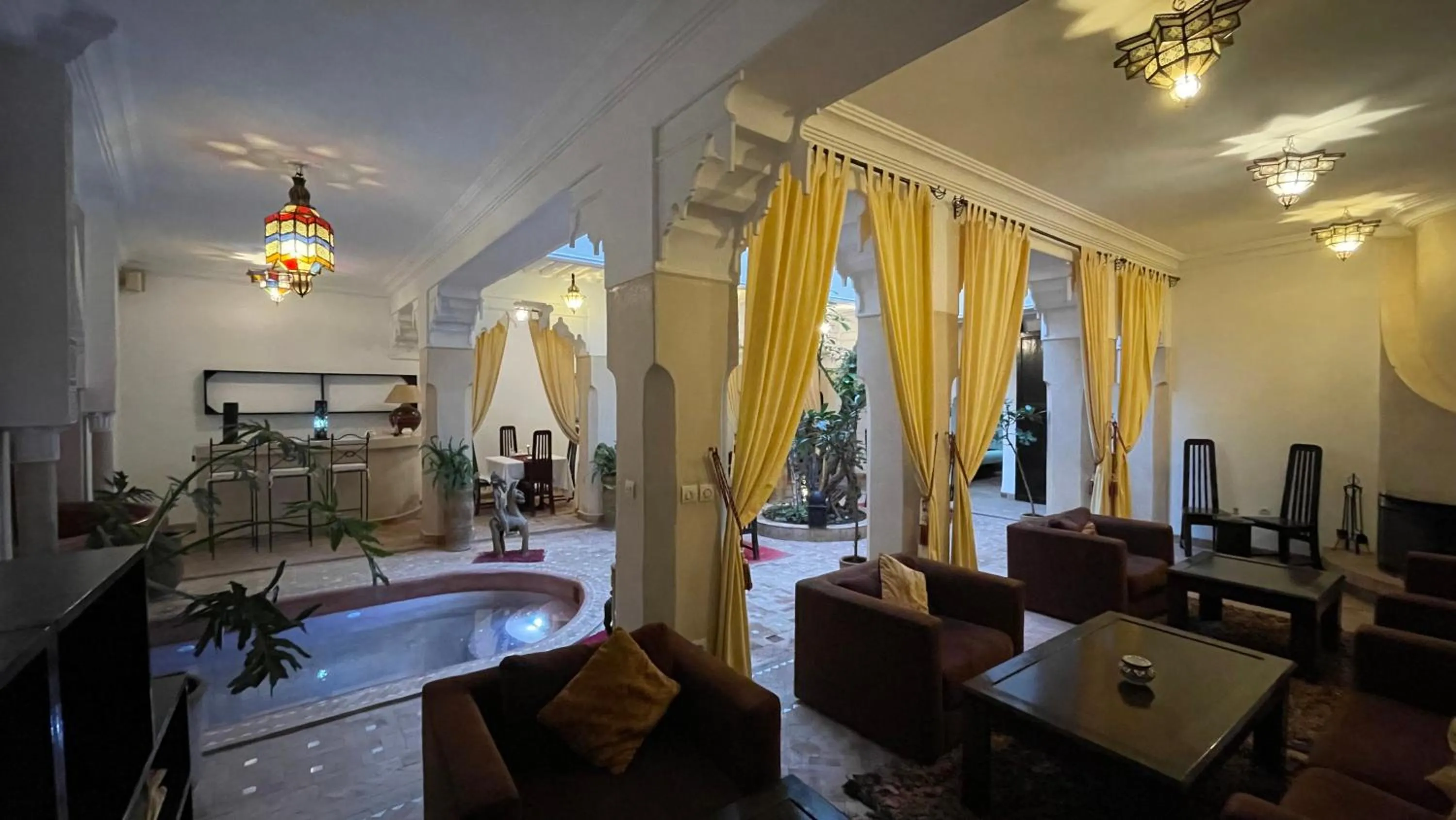 Lounge or bar in Riad Dar Foundouk and Spa