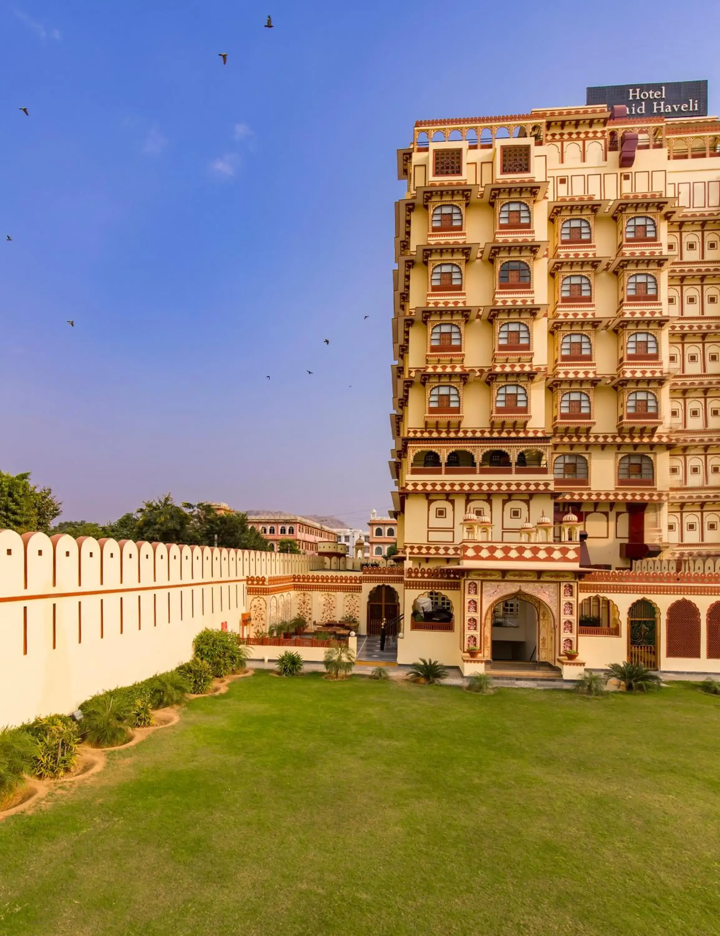 Garden view in Umaid Haveli Hotel & Resorts