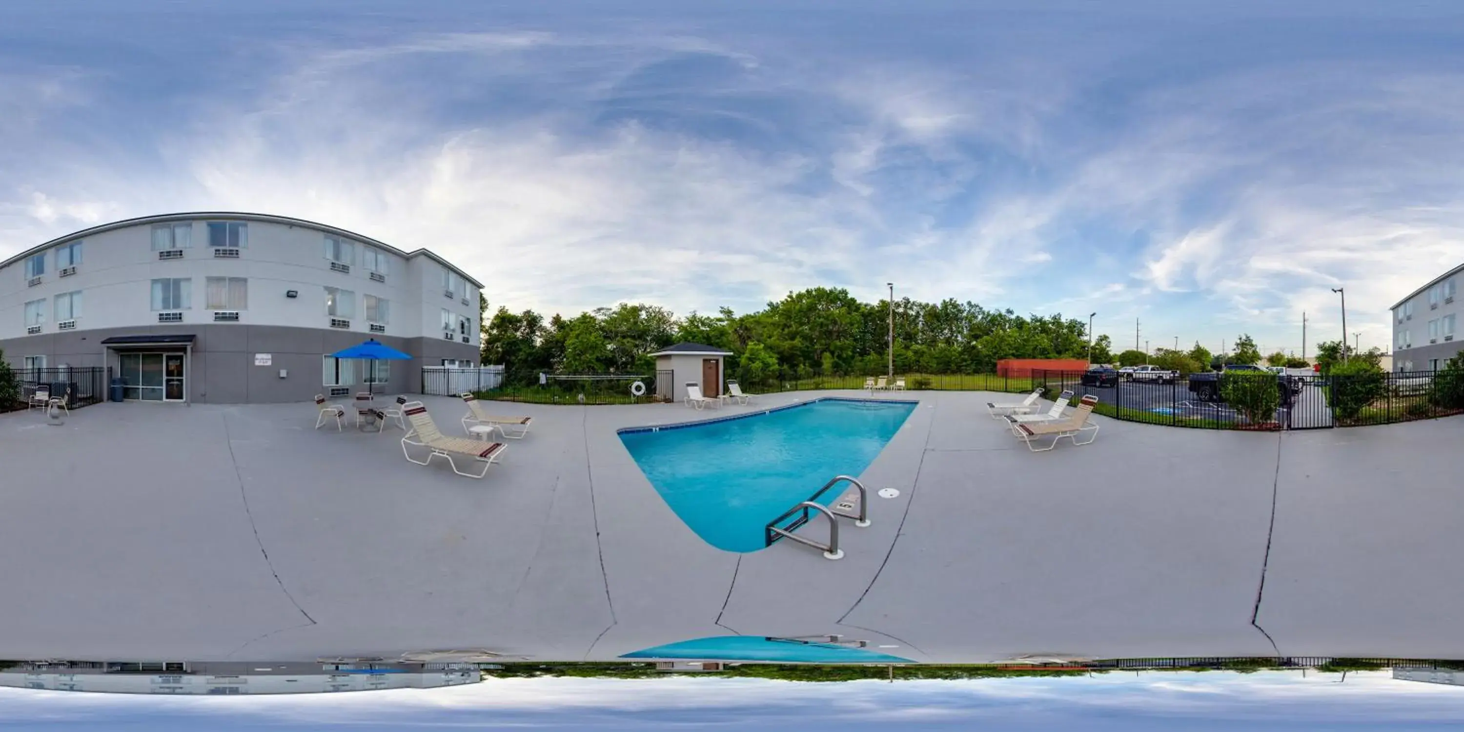 Pool View in Sleep Inn & Suites