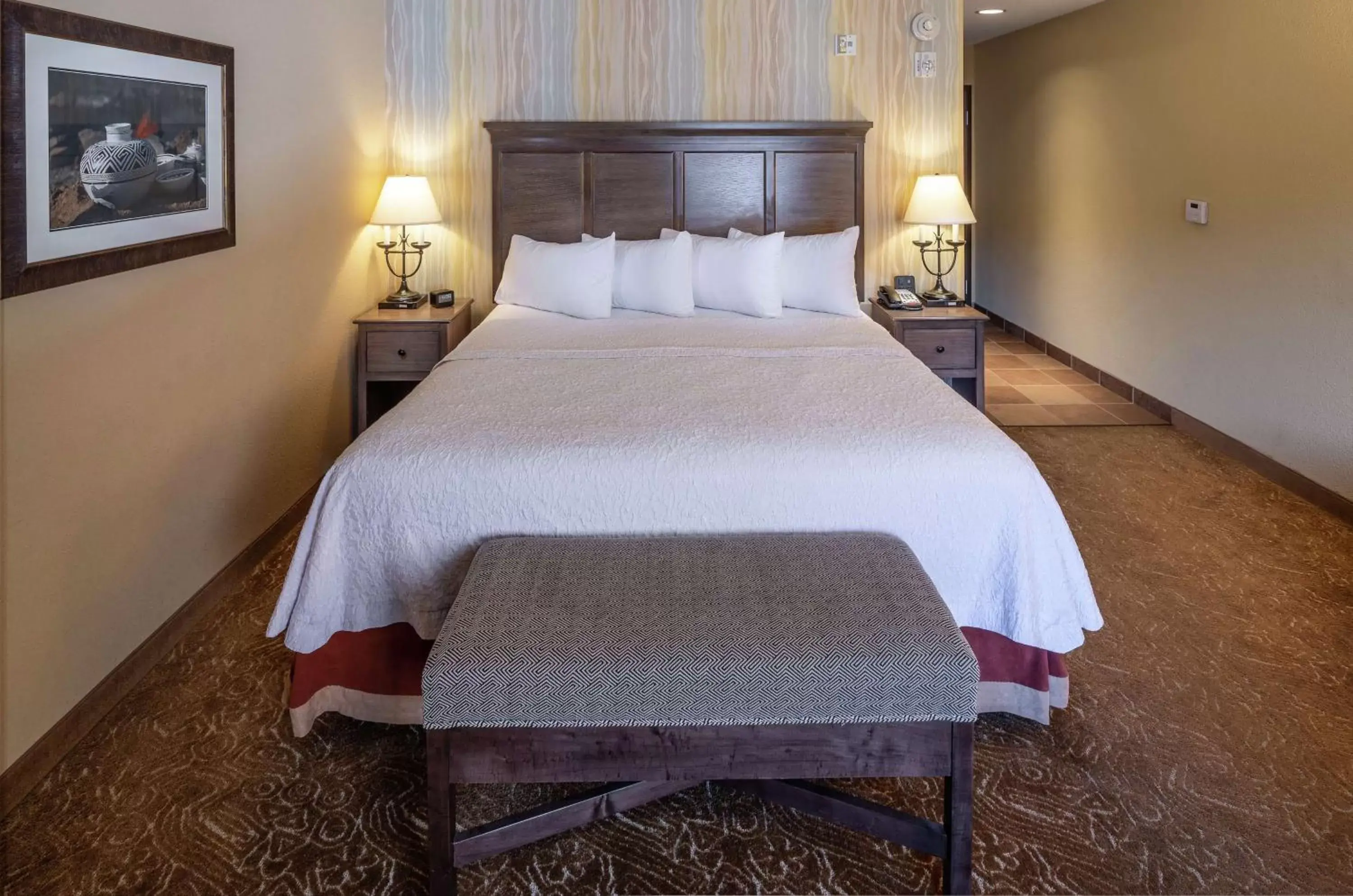 Bed in Hampton Inn & Suites Springdale/Zion National Park
