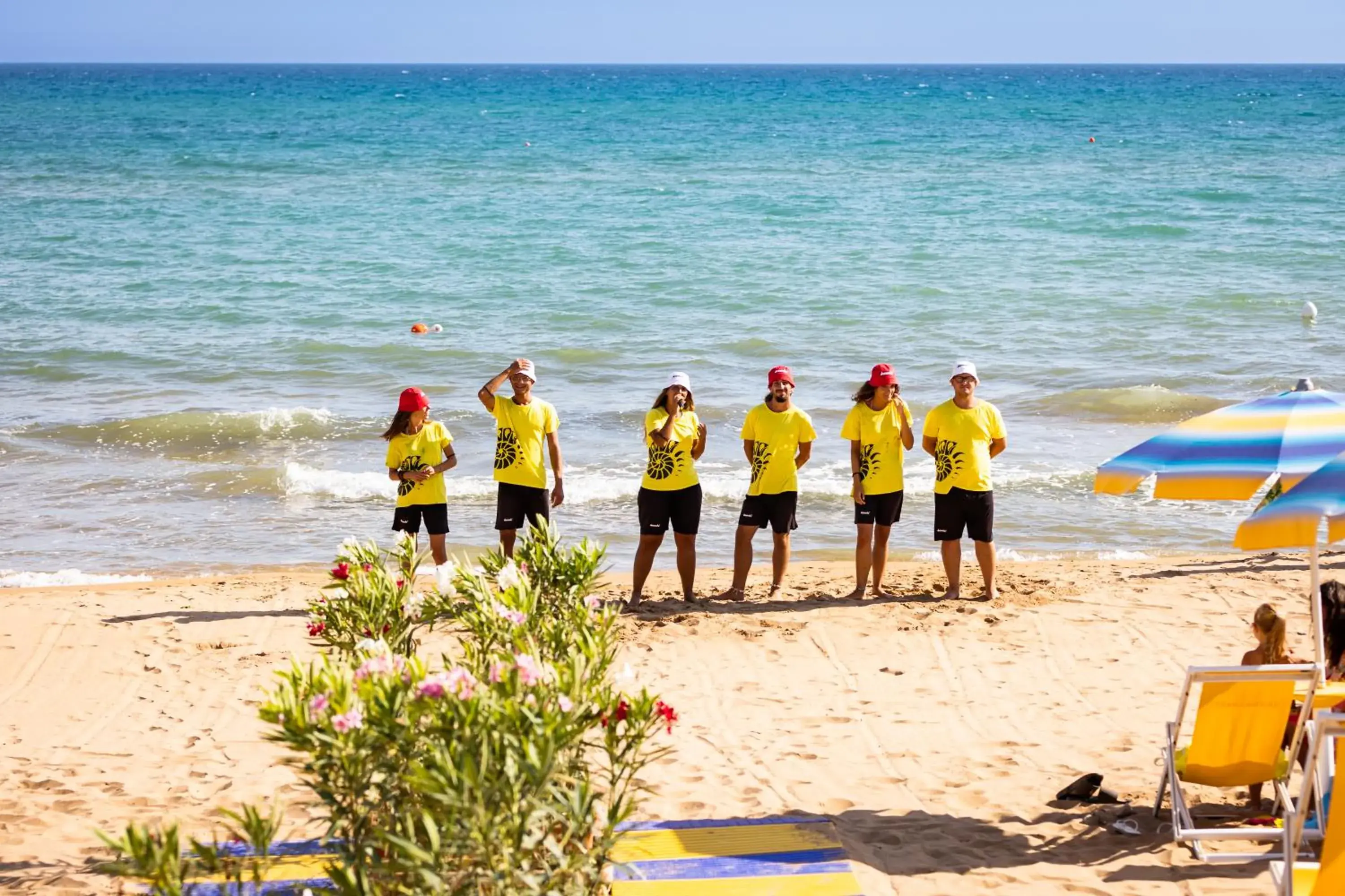 Beach in Triscinamare Hotel Residence