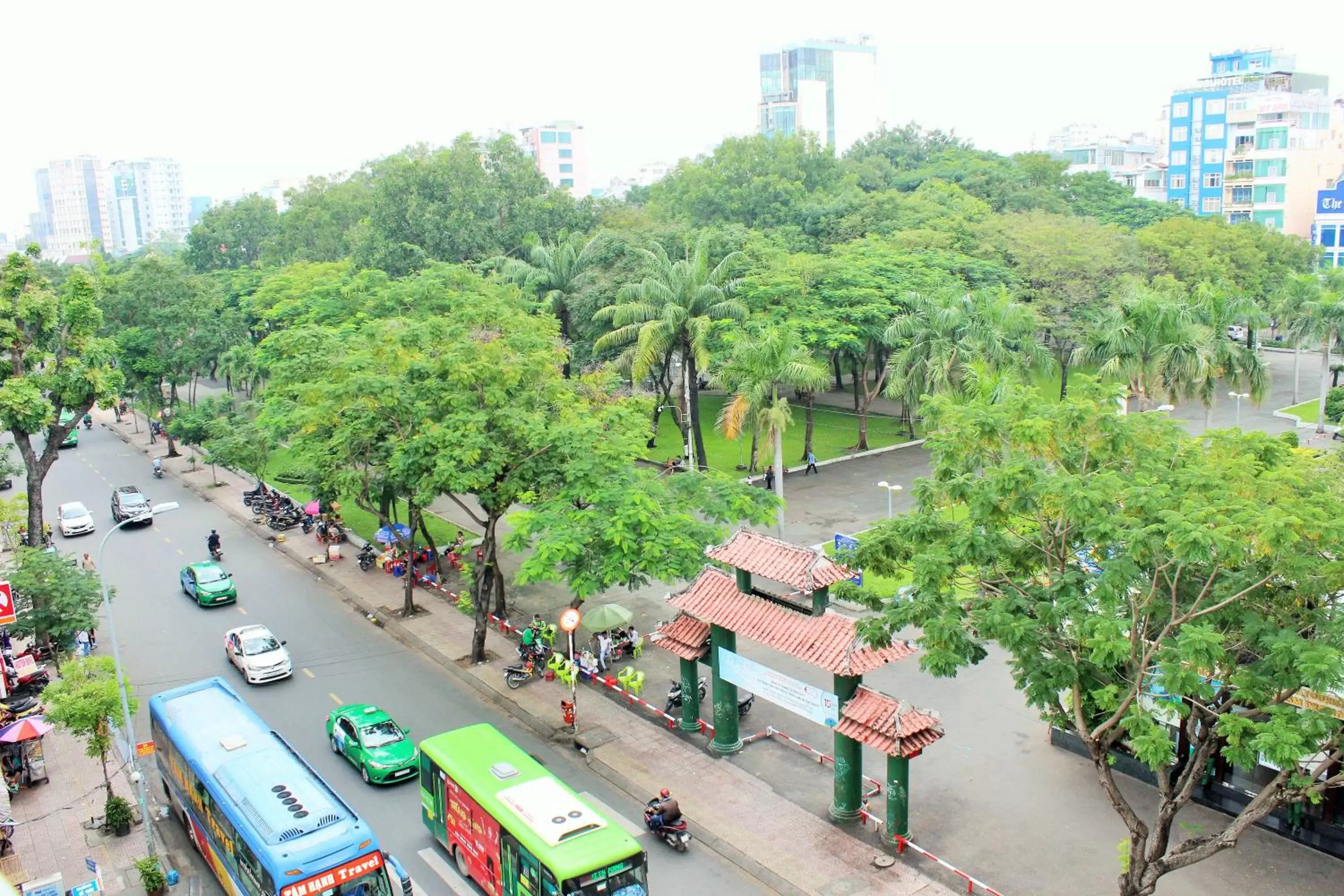 City view in Liberty Hotel Saigon Greenview