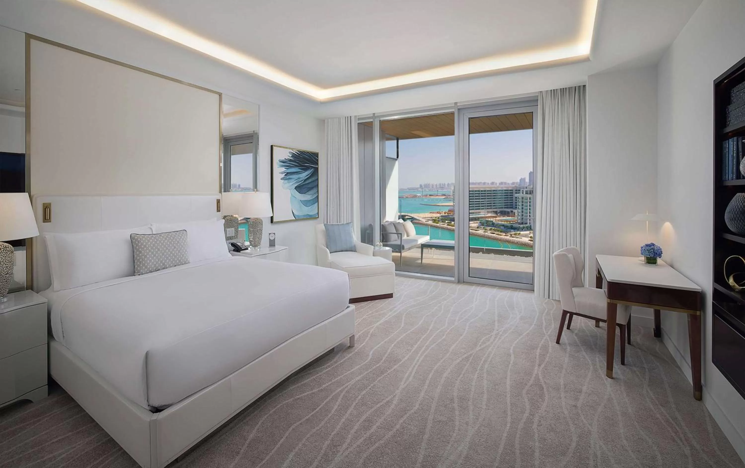 Bedroom, Bed in Waldorf Astoria Doha Lusail