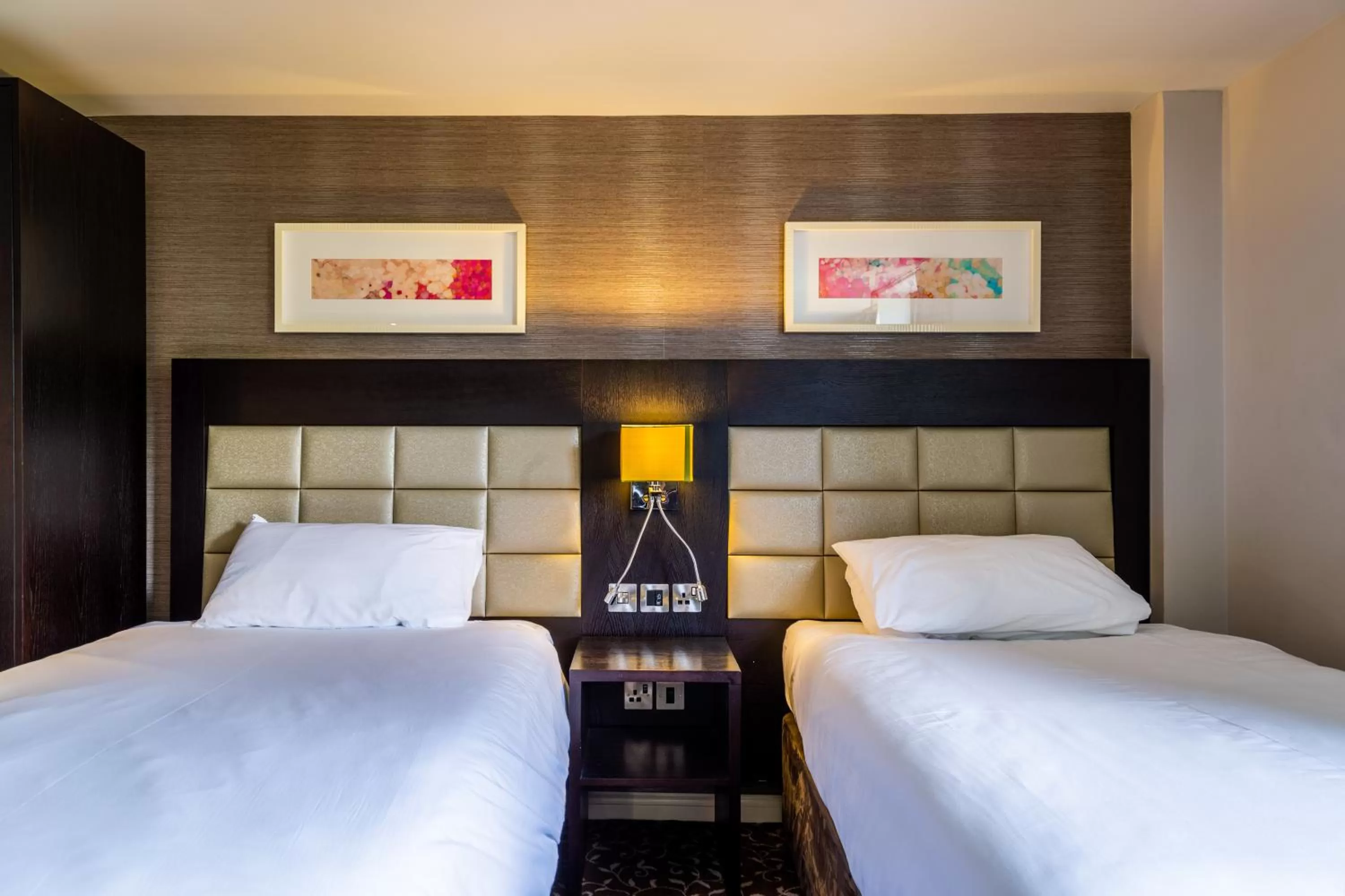 Bed in The Lensbury Resort