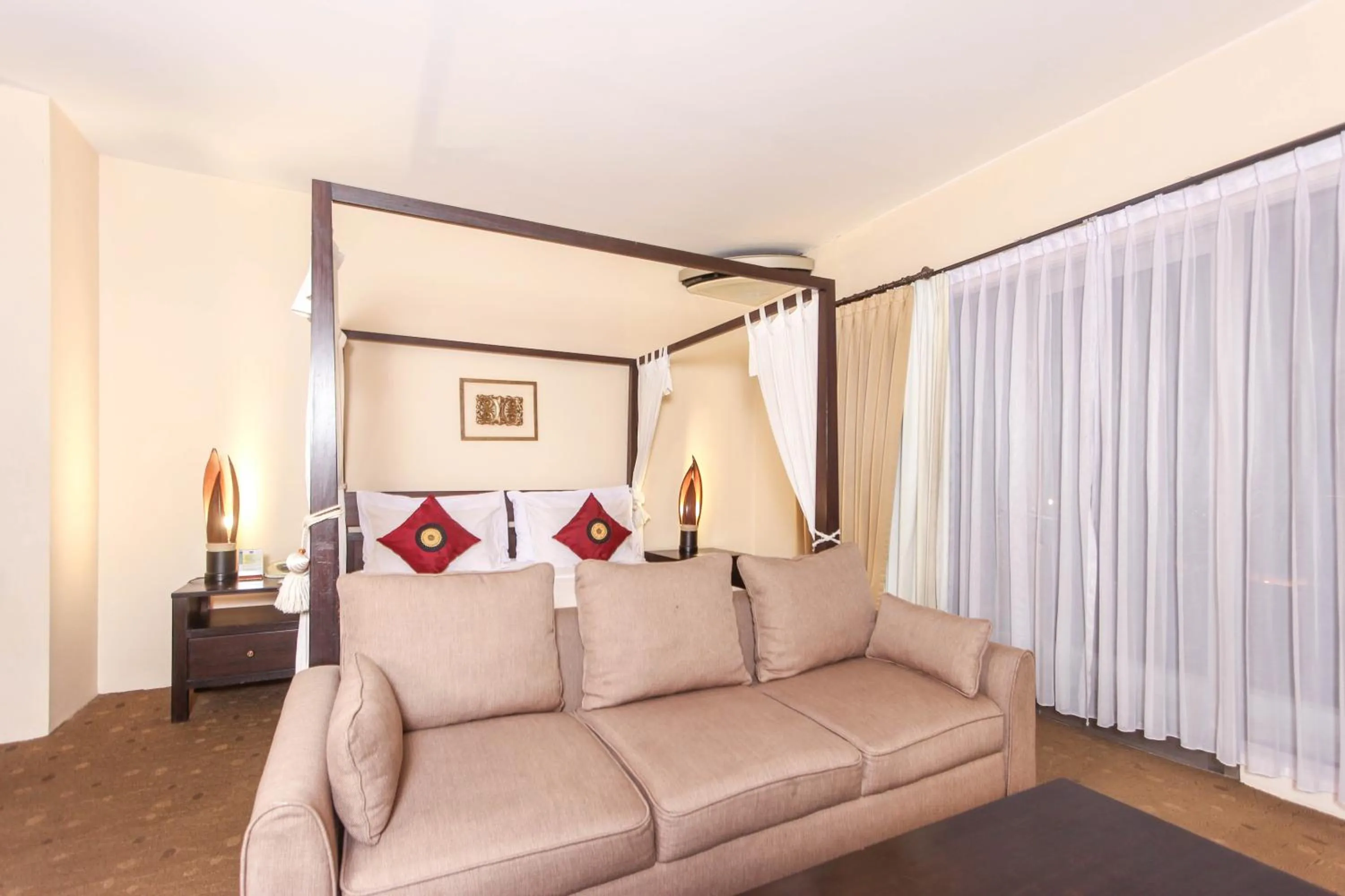 Bed in The Jayakarta Suites Bandung