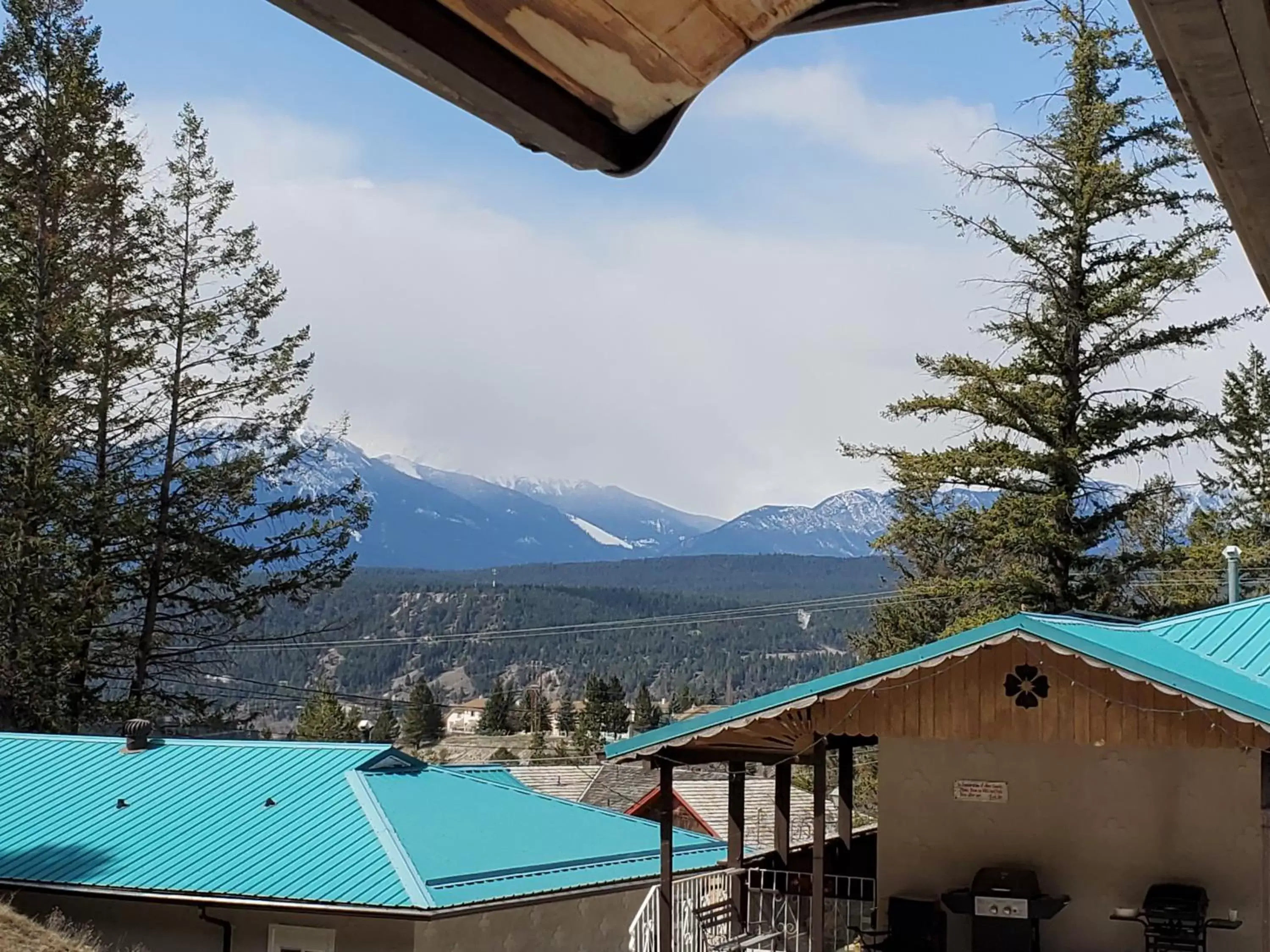 Mountain view, Winter in Celadon Lodge