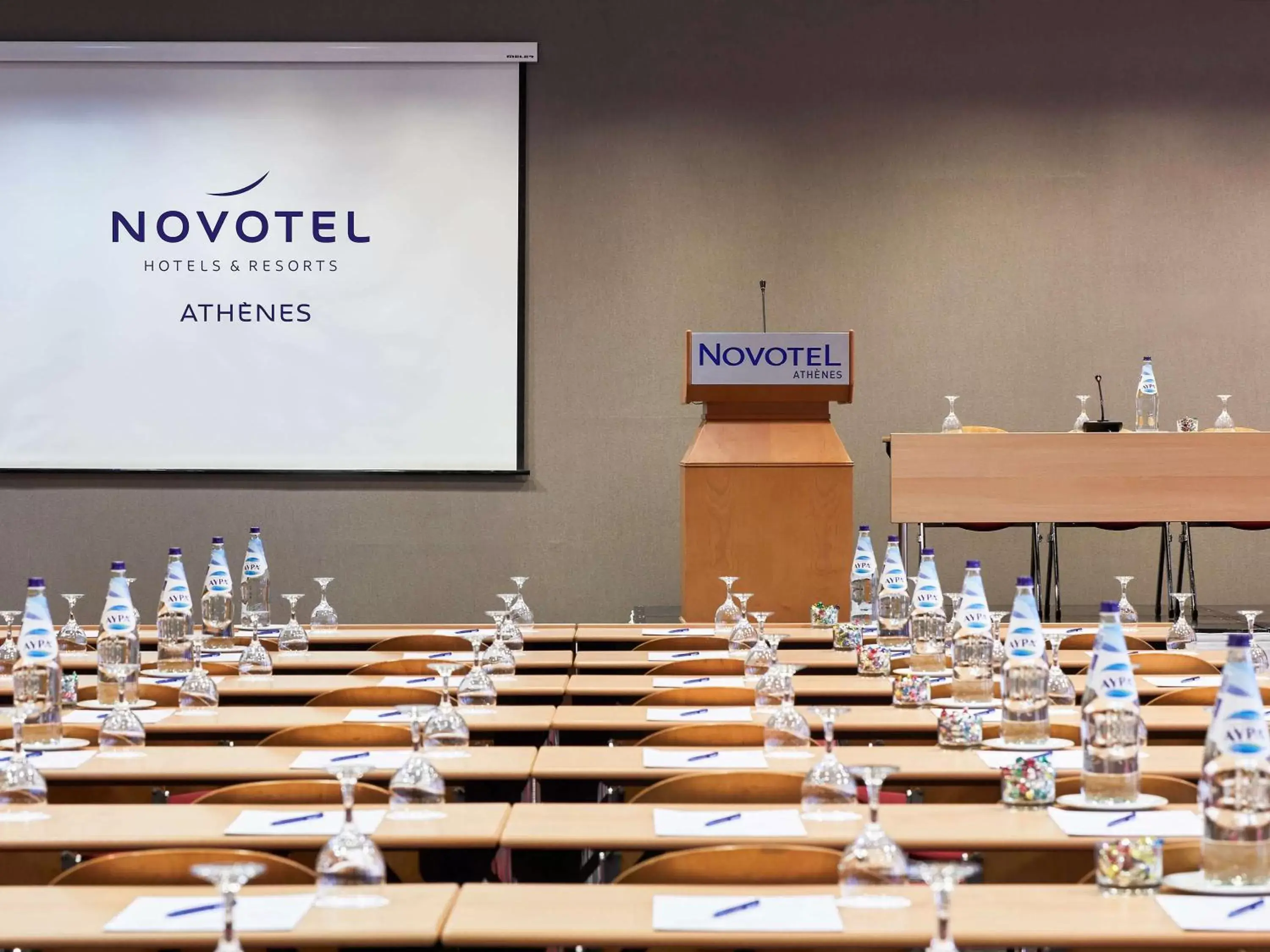 On site in Novotel Athens