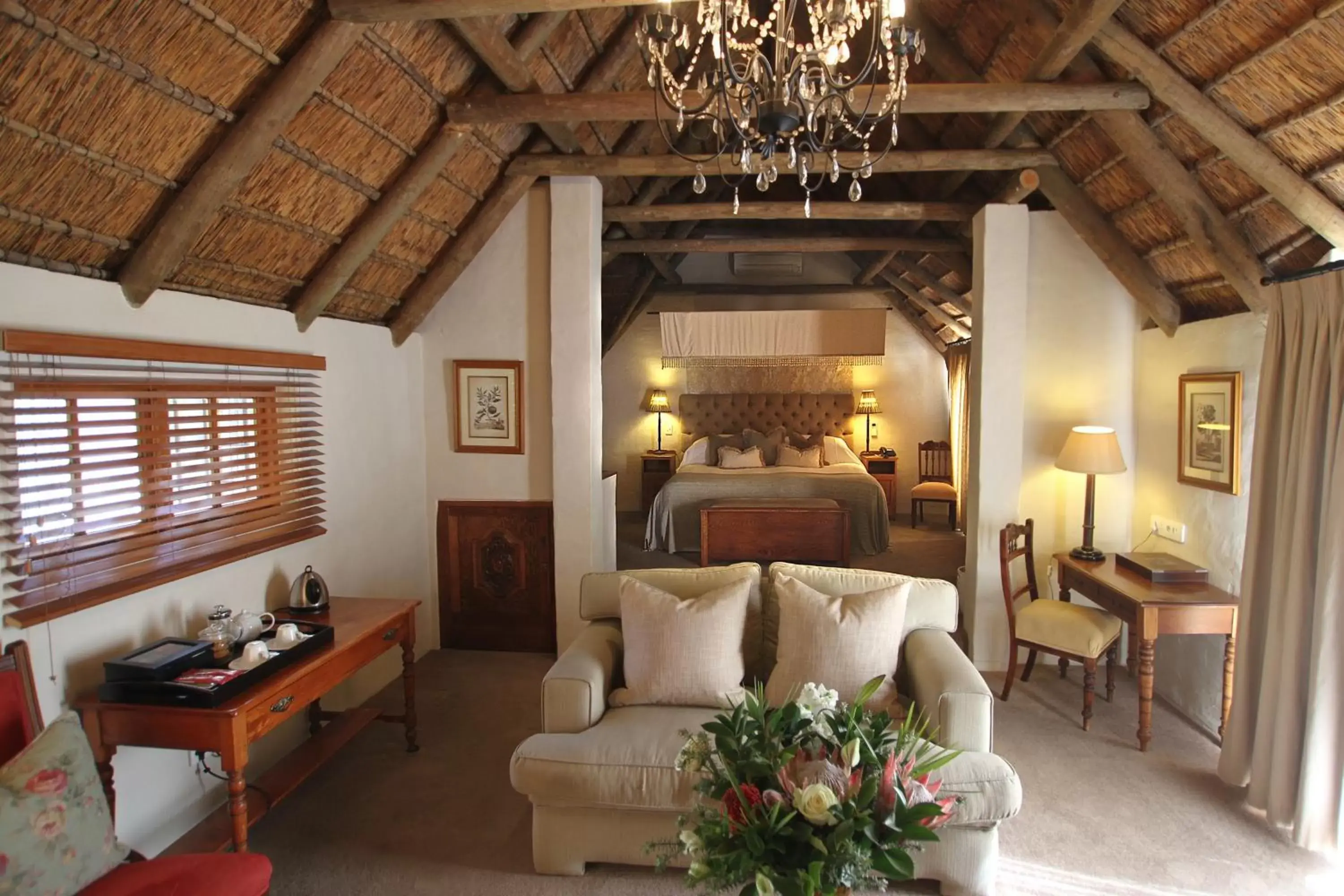 Living room, Seating Area in Hunter's Country House