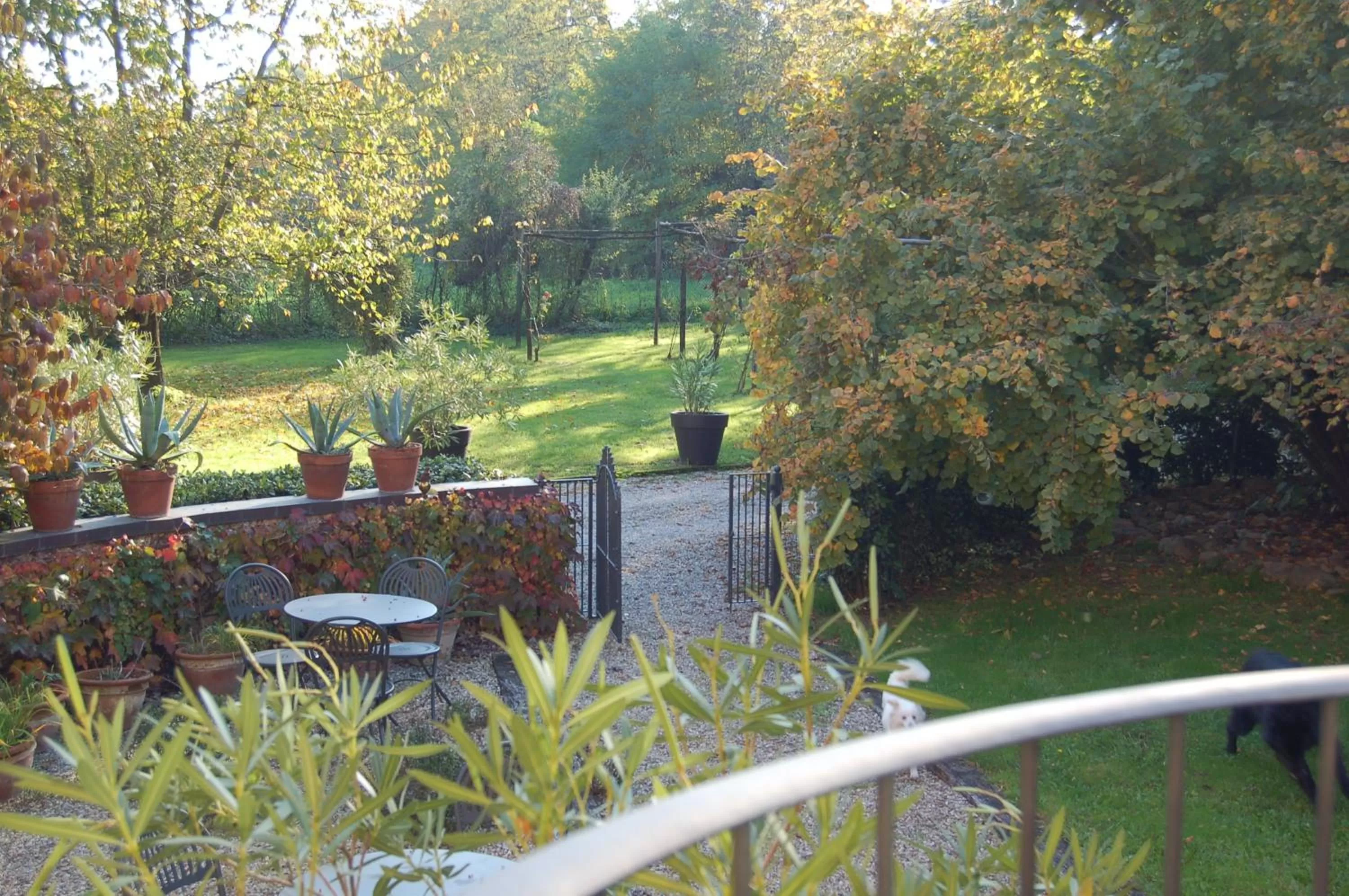 Garden view in Quattrocolli B&B