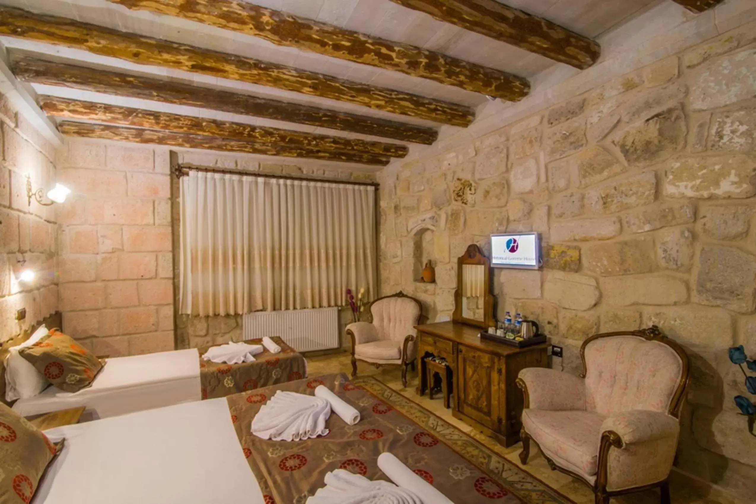 Photo of the whole room, Seating Area in Historical Goreme House