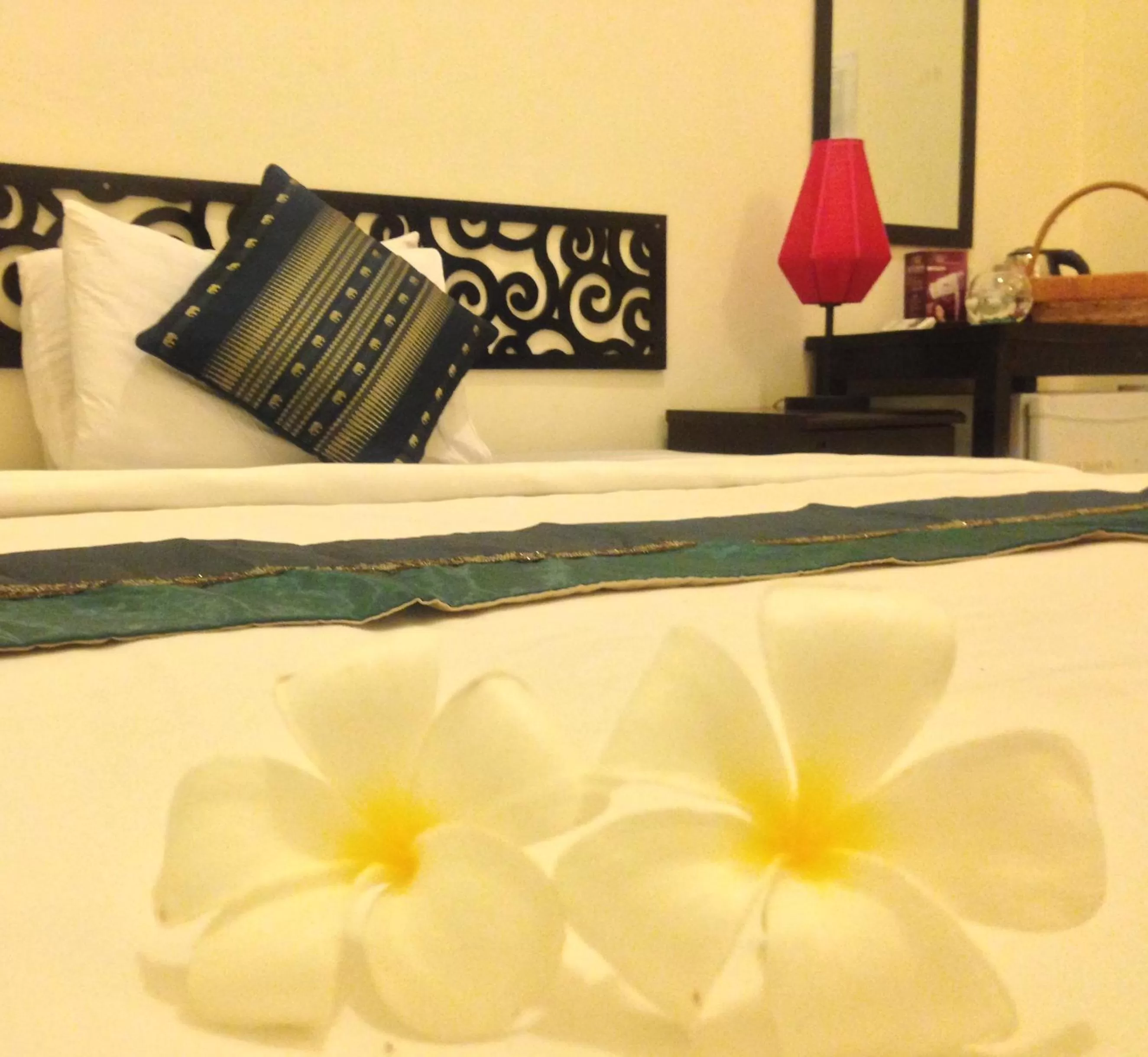 Bed in New Season Riverside Hotel