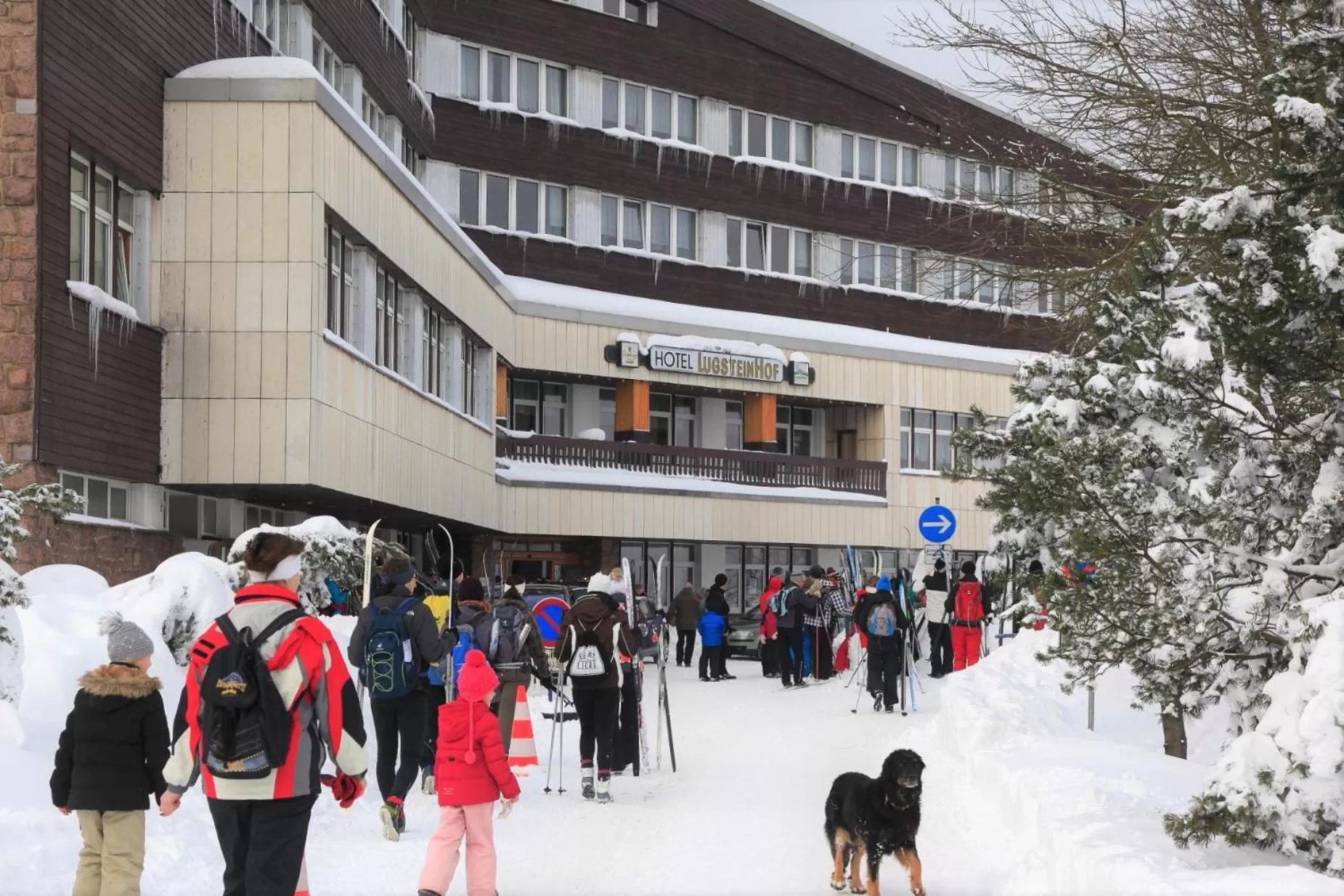 Facade/entrance in Hotel Lugsteinhof