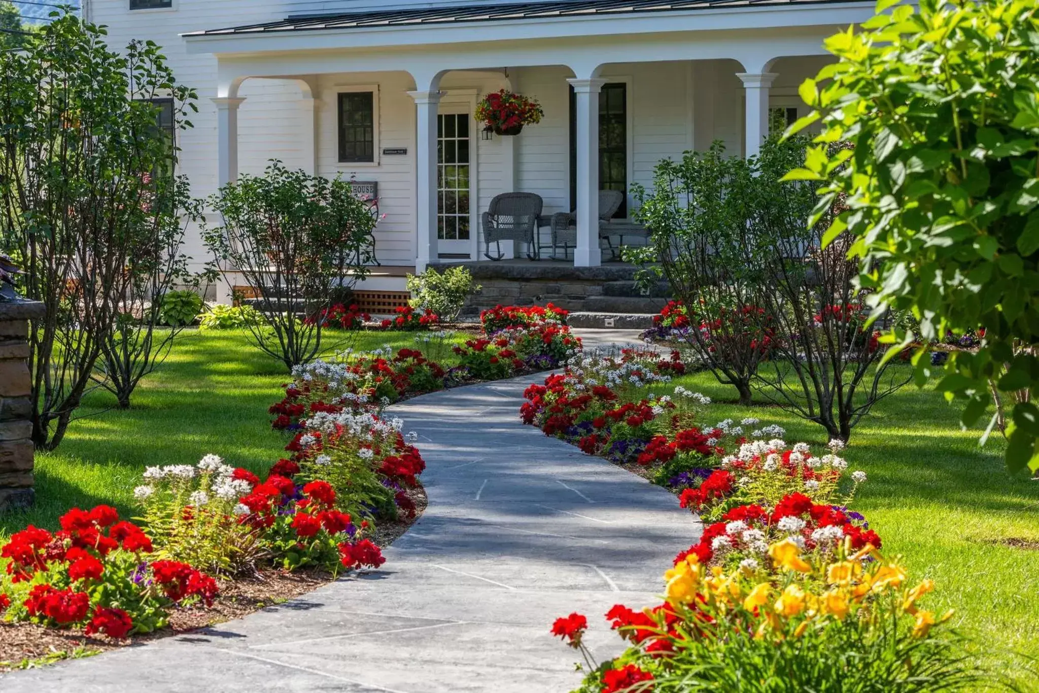 Garden, Property Building in The Barnstead Inn