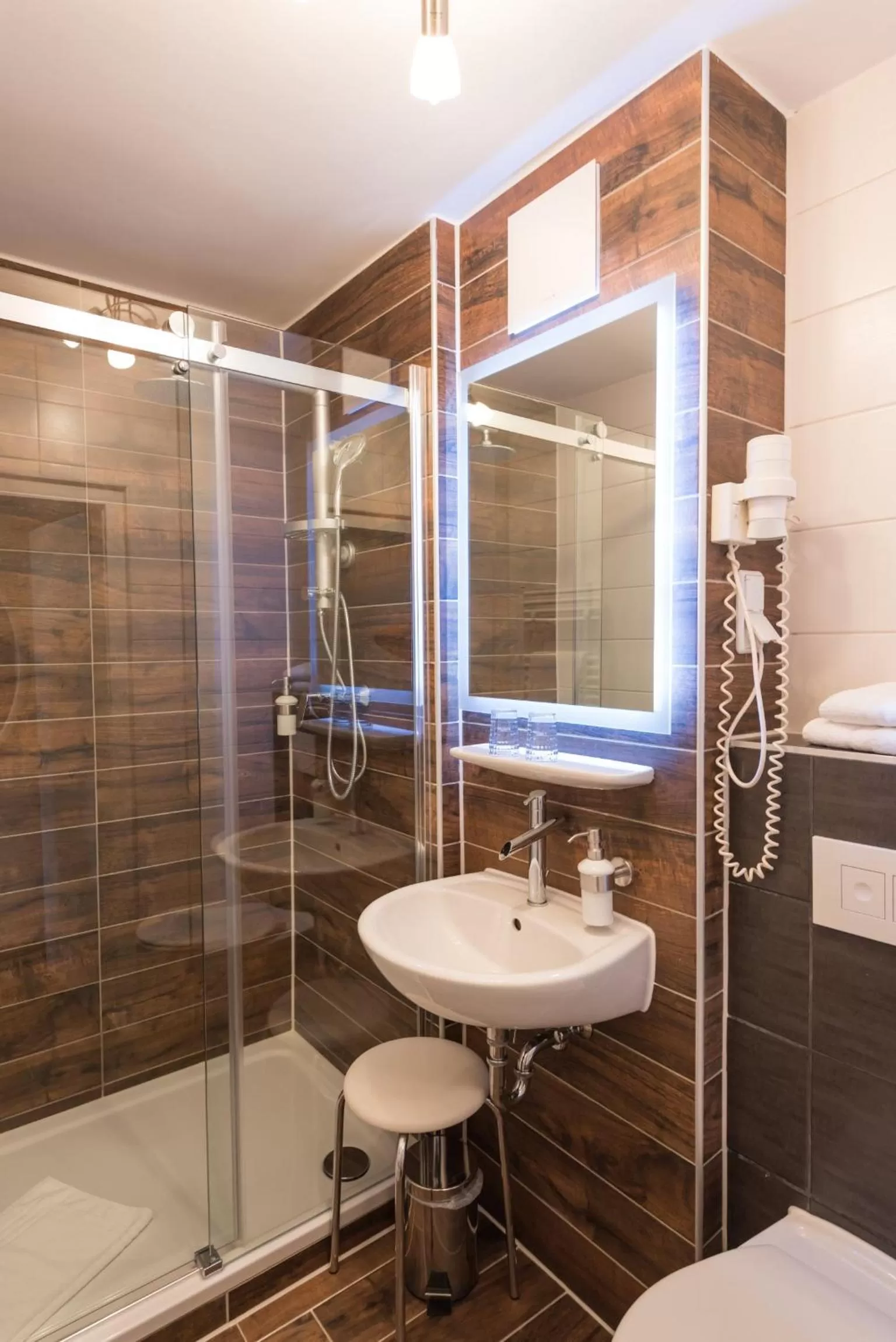 Bathroom in Hotel-Restaurant Thüringer Hof