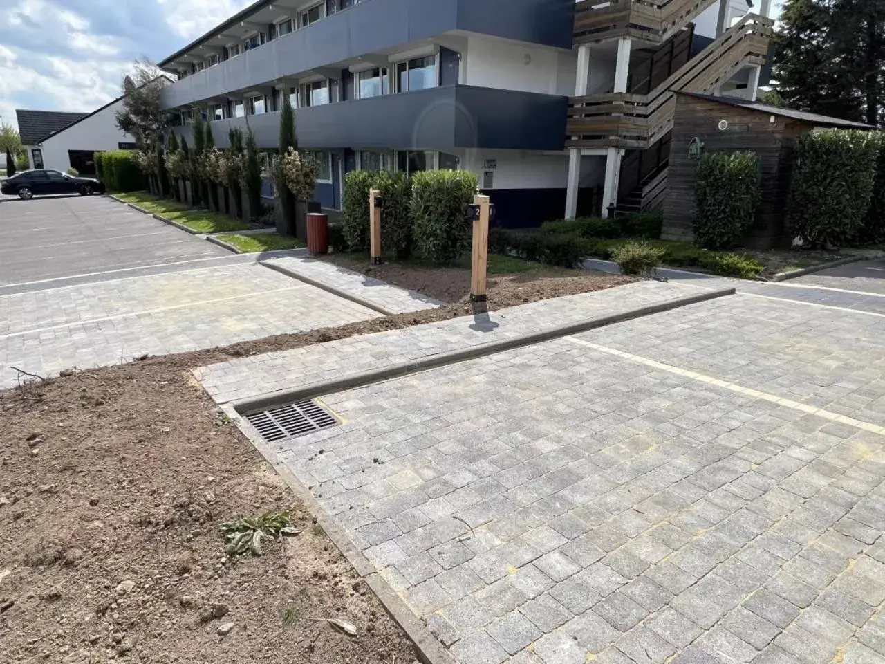 Property building in Kyriad Lisieux Property building in Kyriad Lisieux