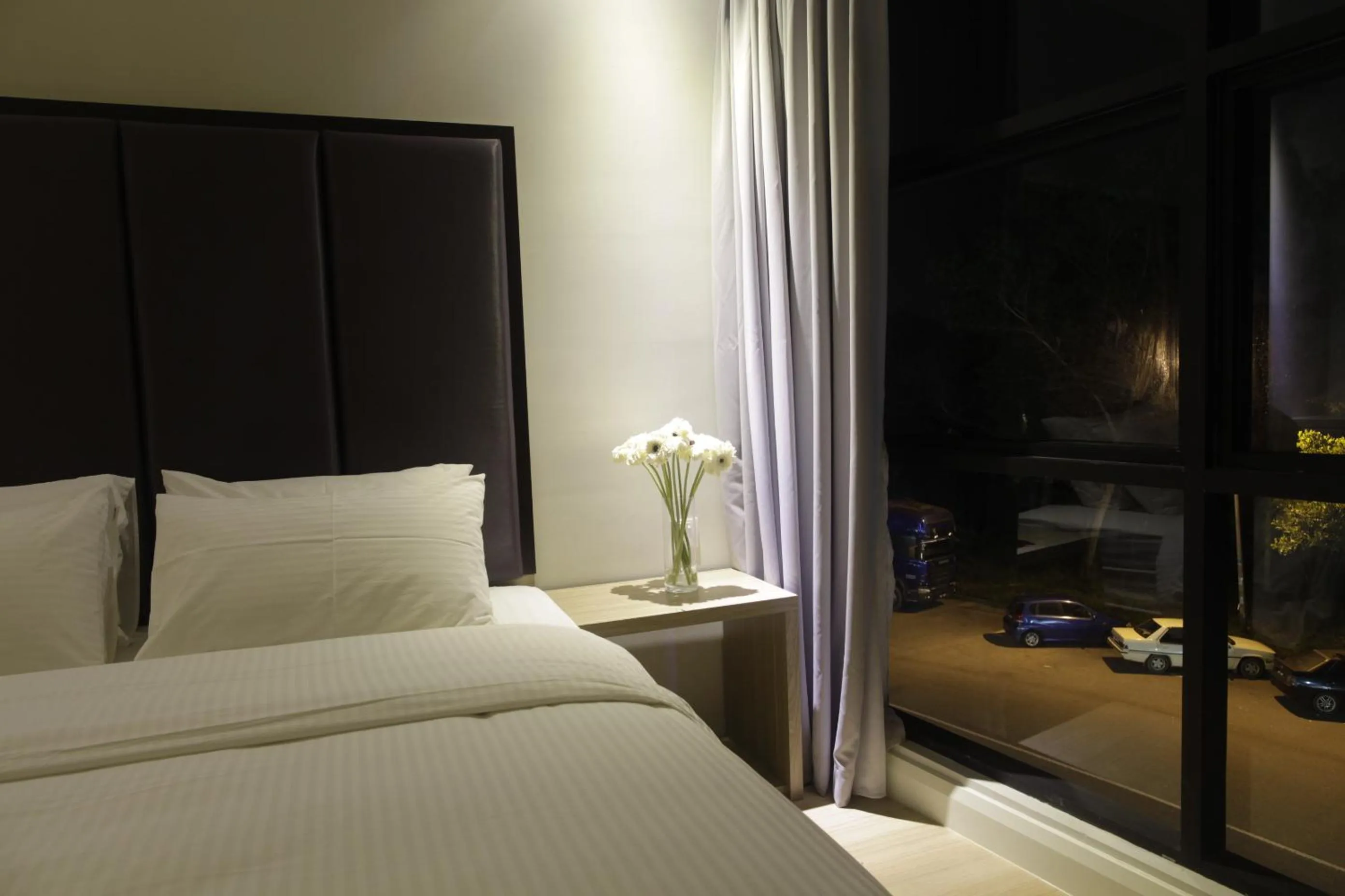 Bed in I am Jazz Hotel