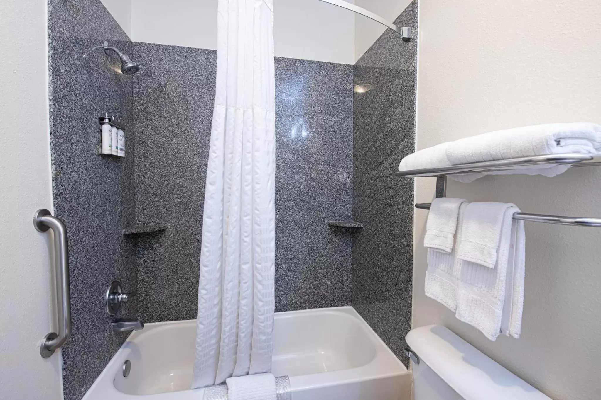 Bathroom in Candlewood Suites New Iberia, an IHG Hotel